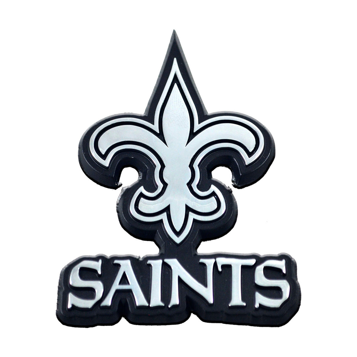 New Orleans Saints Auto Emblem Premium Metal Chrome