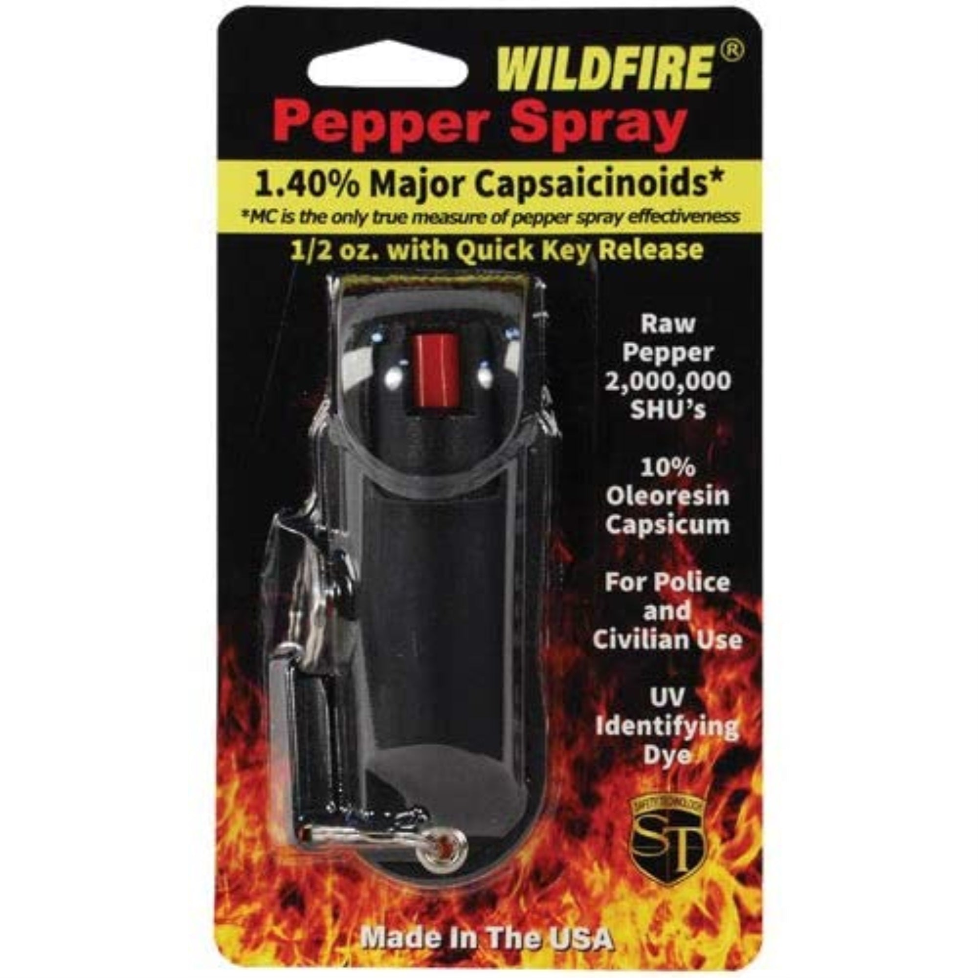 WildFire 1.4% MC 1/2 oz Halo Rhinestone Holster Black
