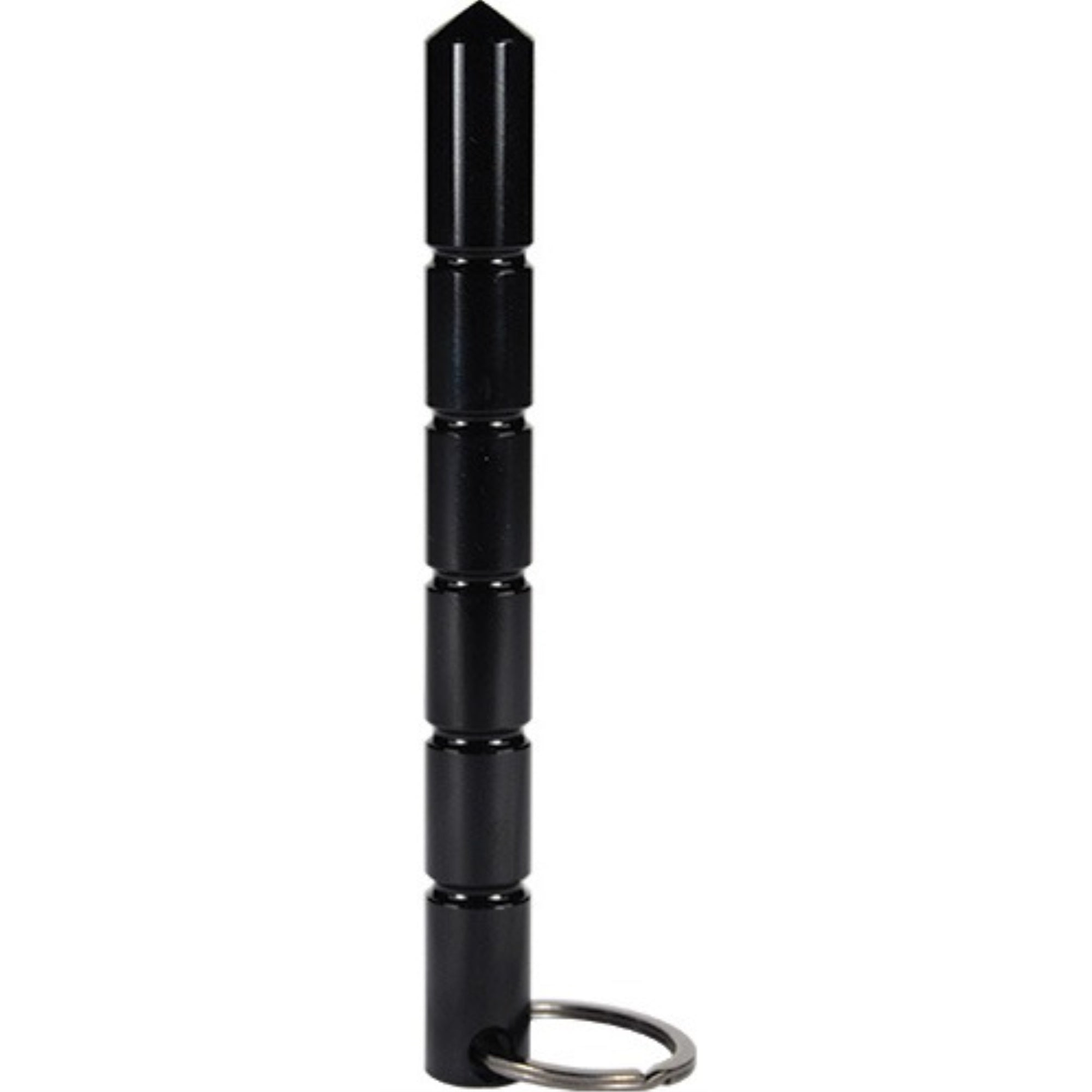 Aircraft Grade Aluminum Keychain Kubotan  Black