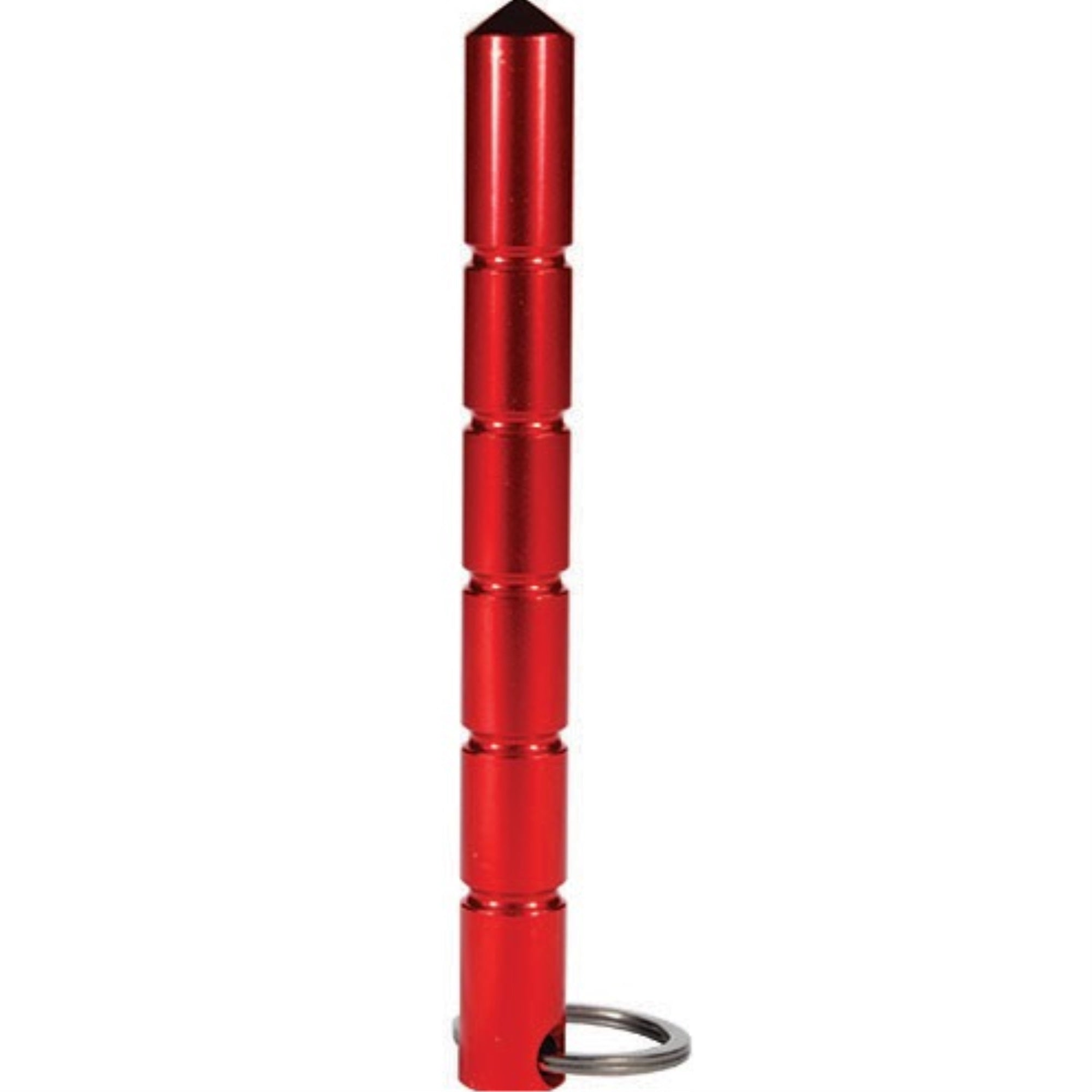 Aircraft Grade Aluminum Keychain Kubotan Red