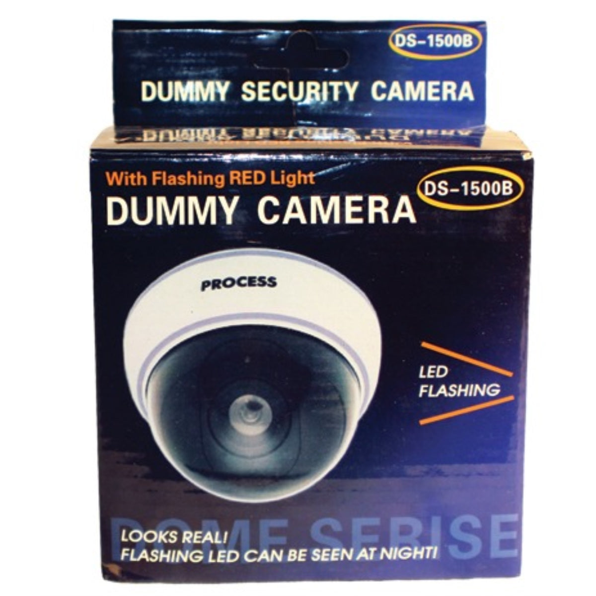 Dummy Dome Camera With Led, White Body