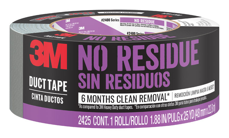 3M 1.88 In. W X 25 Yd. L Duct Tape Dark Gray