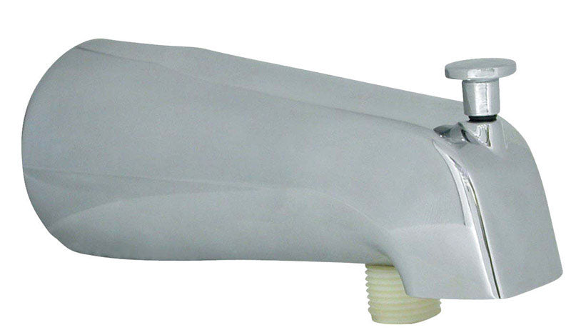 Tub Spout W/ Adapter Chr (Pack Of 1)