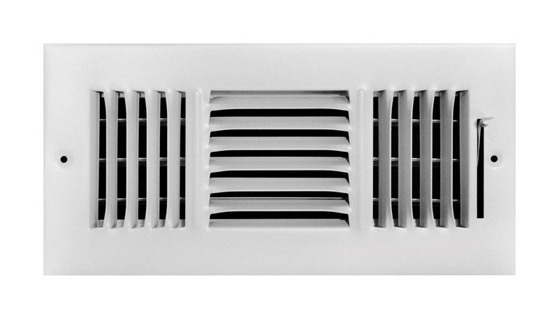 Wall Register 3-Way 10X4 (Pack Of 1)