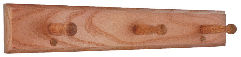 Oak Fnsh Trpl Robe Hook (Pack Of 1)