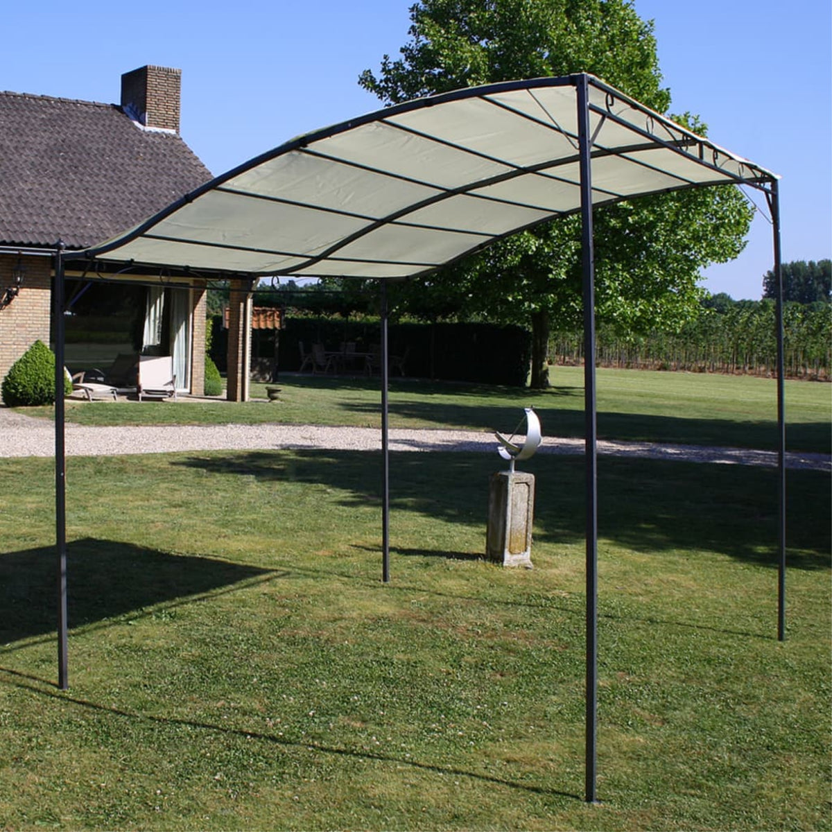 Vidaxl Gazebo Fabric Cream White