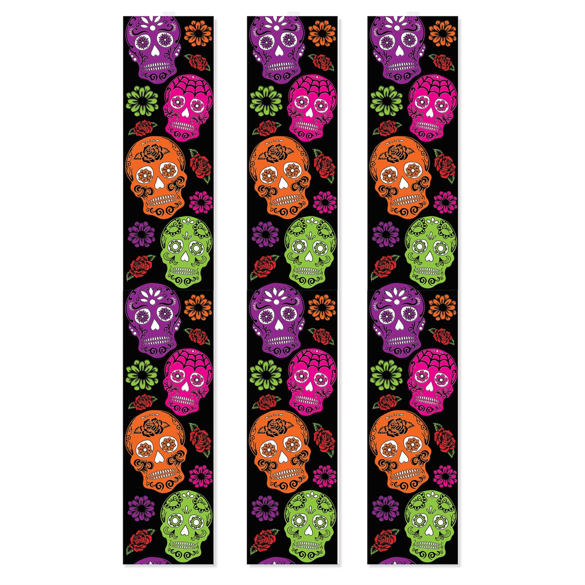 Day Of The Dead Party Panels, (Pack Of 12)