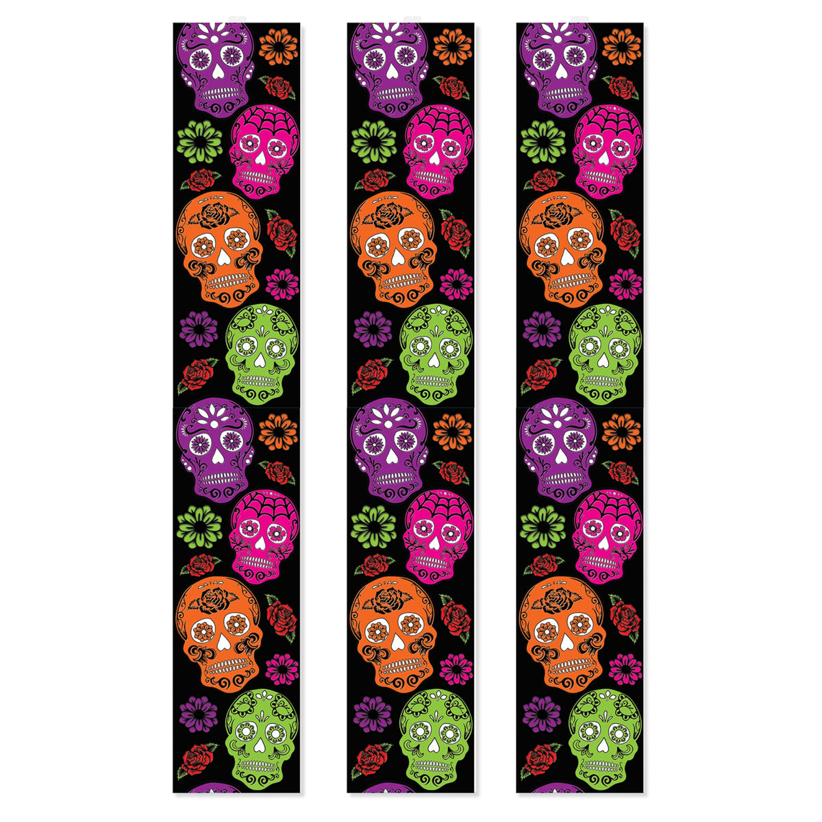 Day Of The Dead Party Panels, (Pack Of 12)
