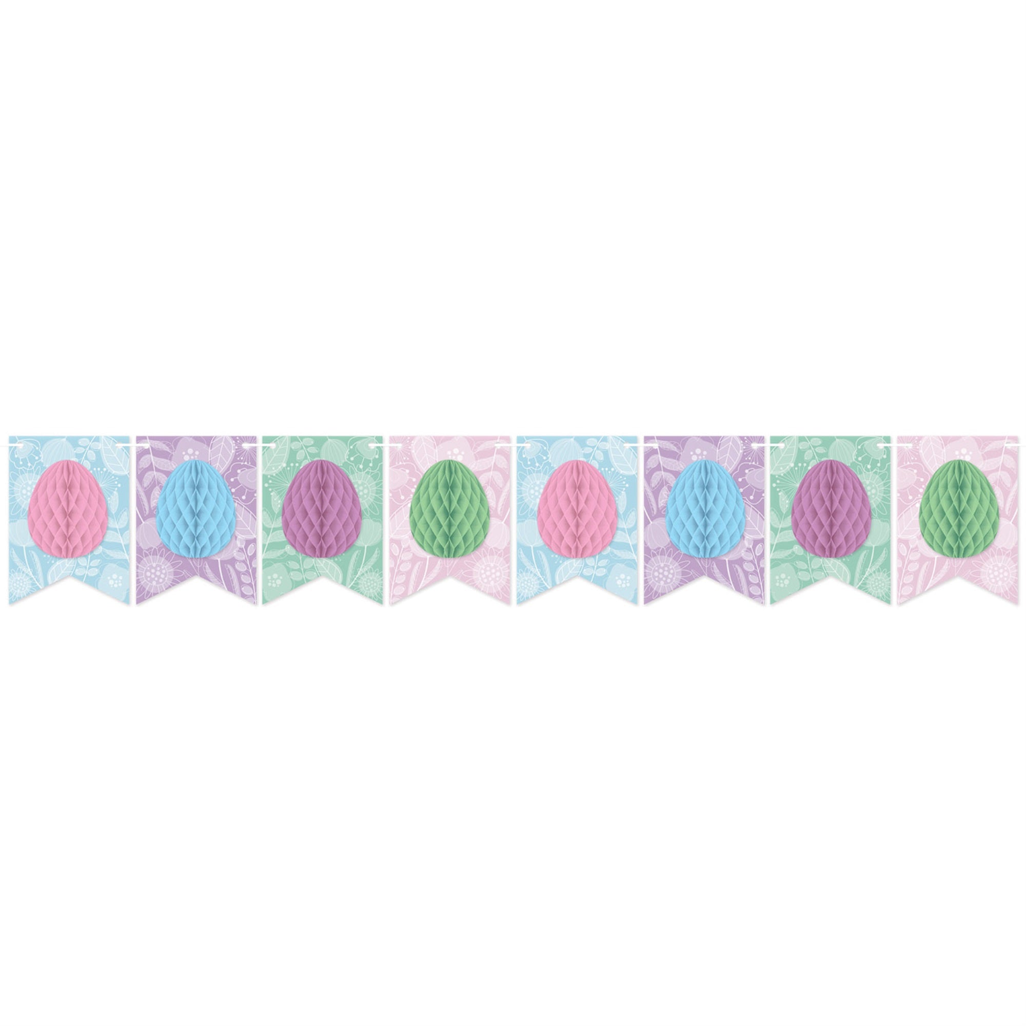 Easter Tissue Egg Streamer, (Pack Of 12)