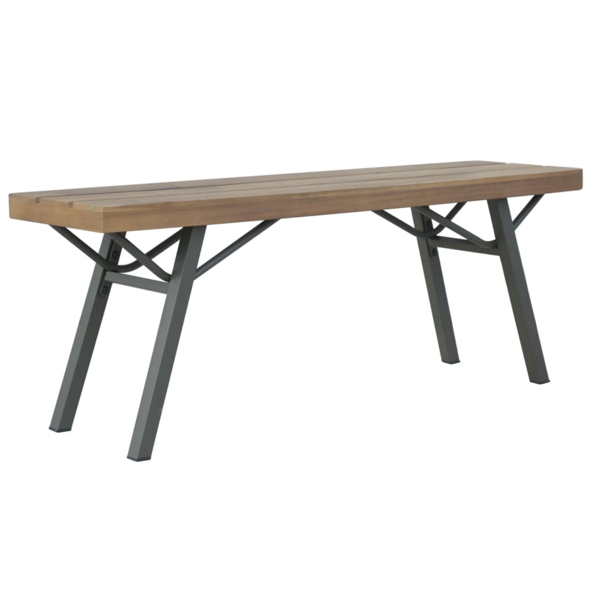 Vidaxl Garden Bench 47.2' Solid Acacia Wood