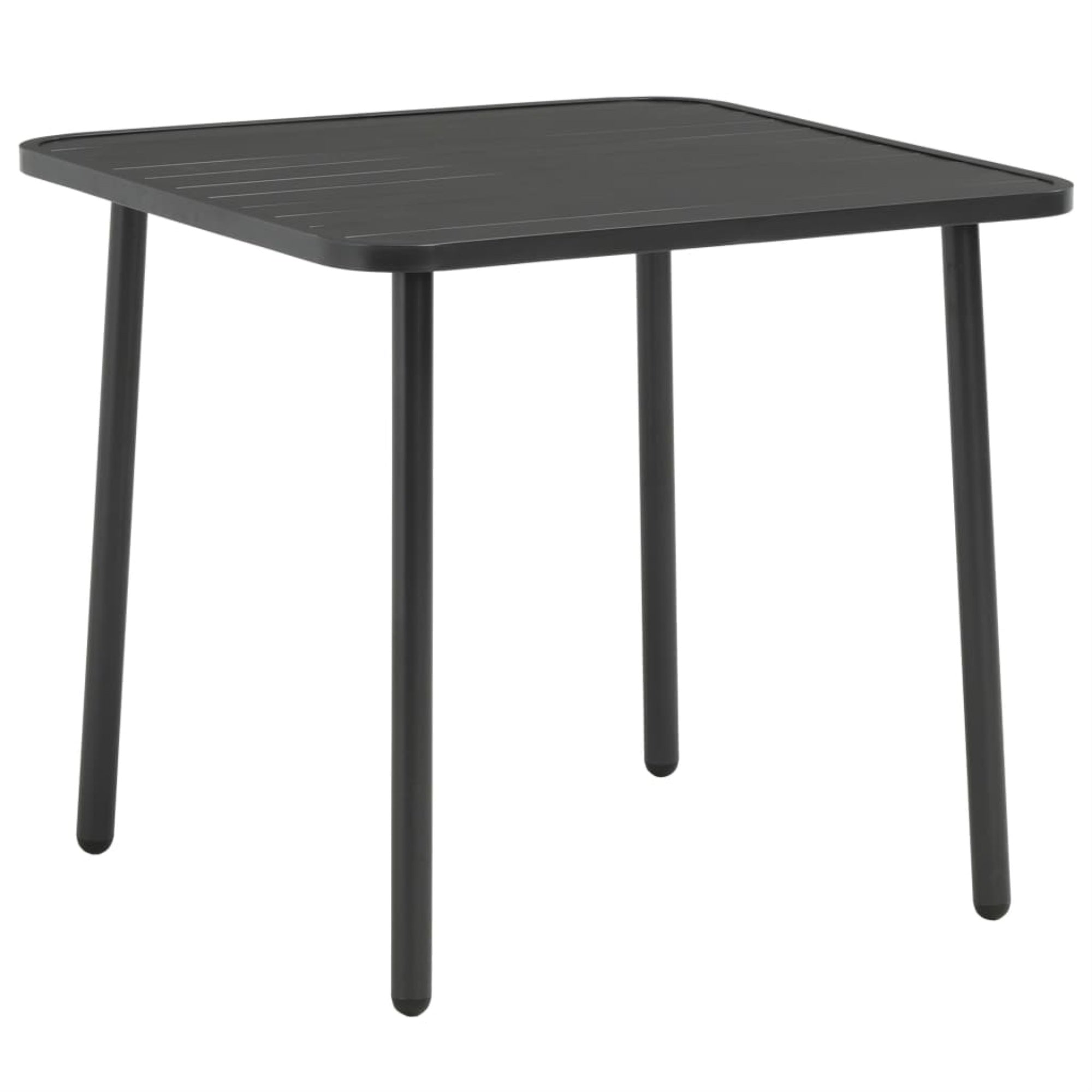 Vidaxl Garden Table Dark Grey 31.5'X31.5'X28.3' Steel