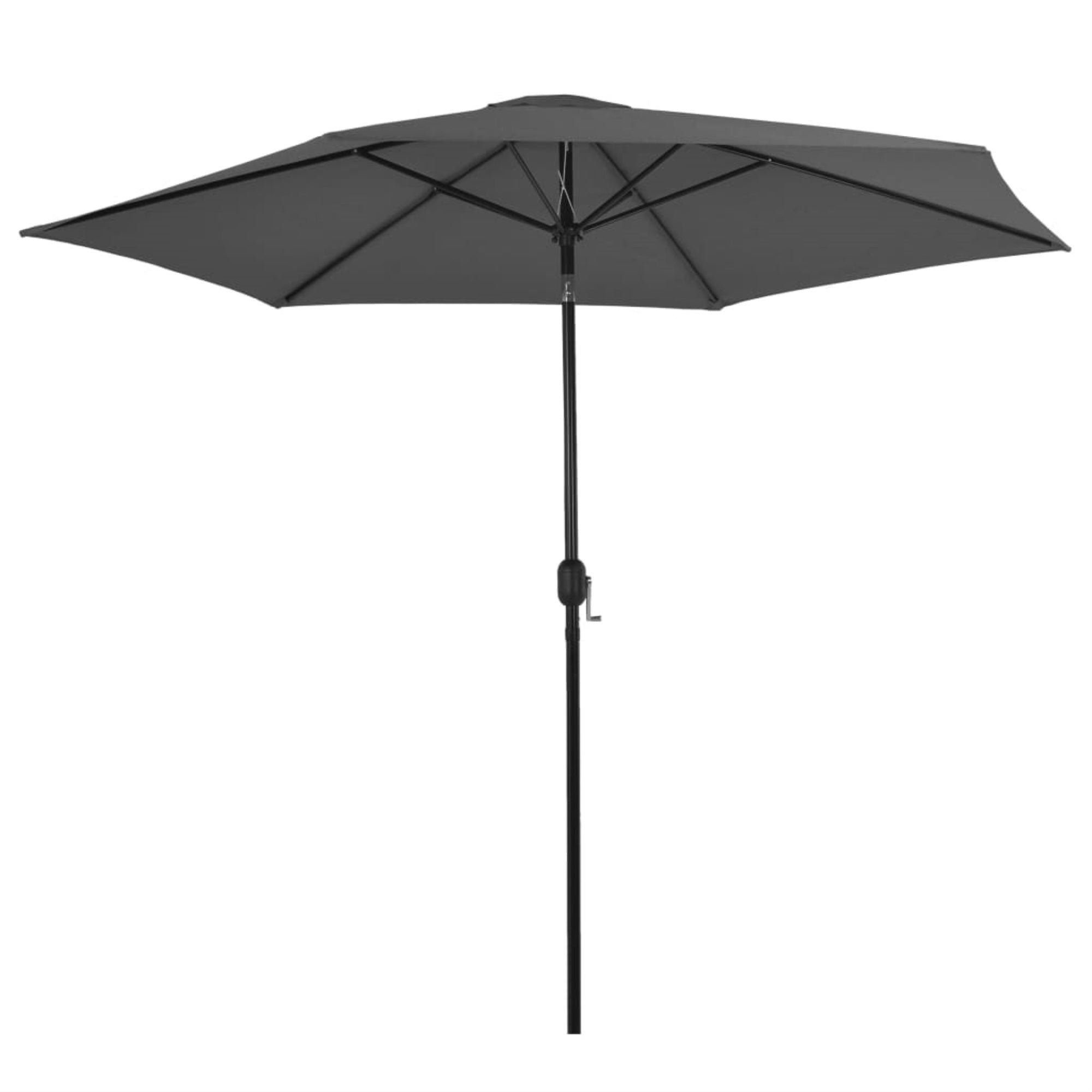 Vidaxl Outdoor Parasol With Metal Pole 118' Anthracite