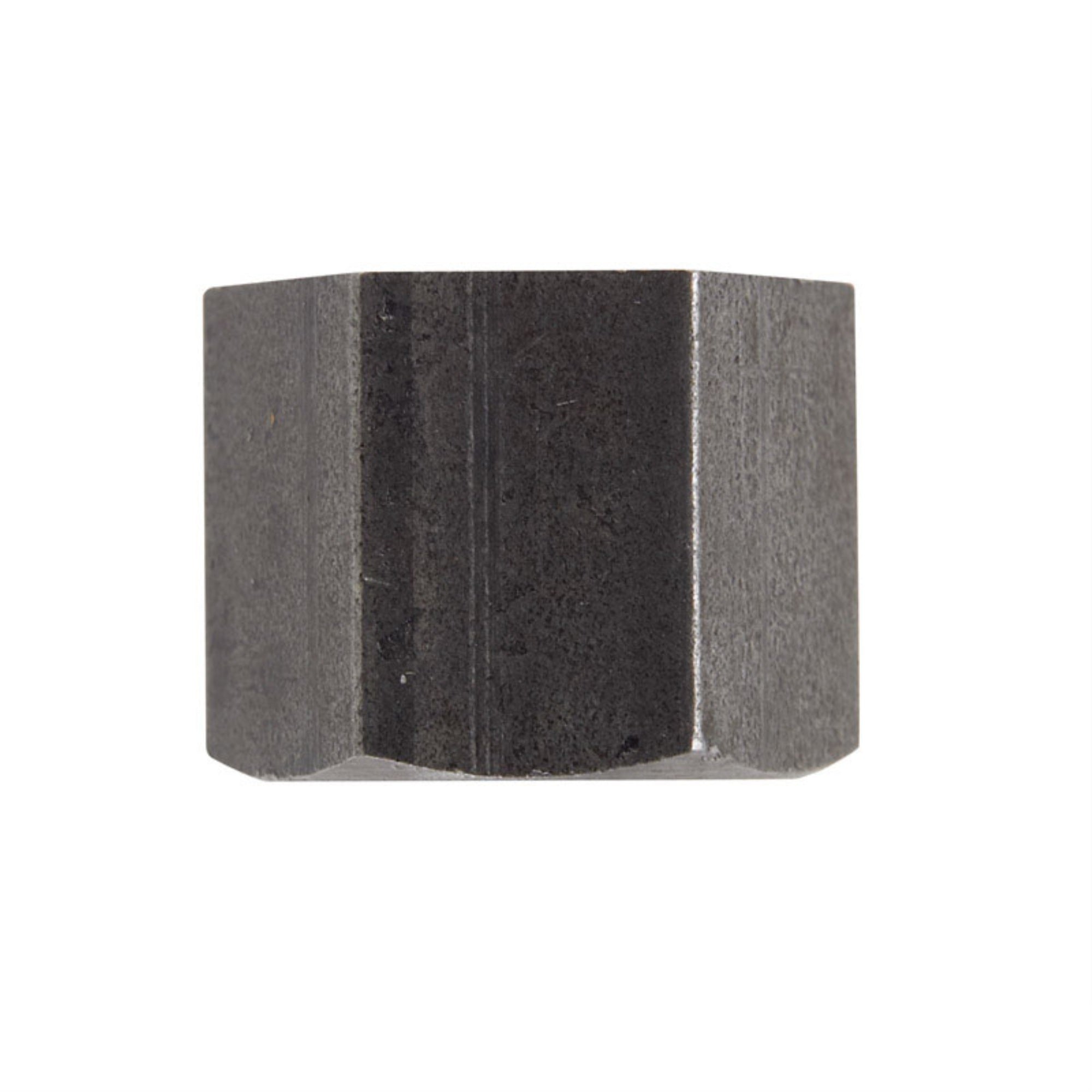 Cap Hex 1/4 Black (Pack Of 5)