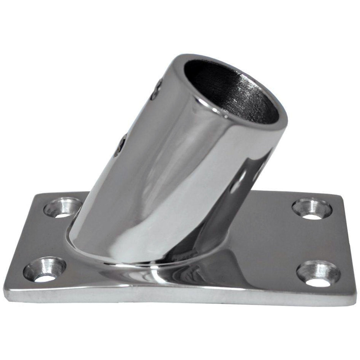 Whitecap 1' Od 60 Degree Rectangle Base Ss Rail Fitting
