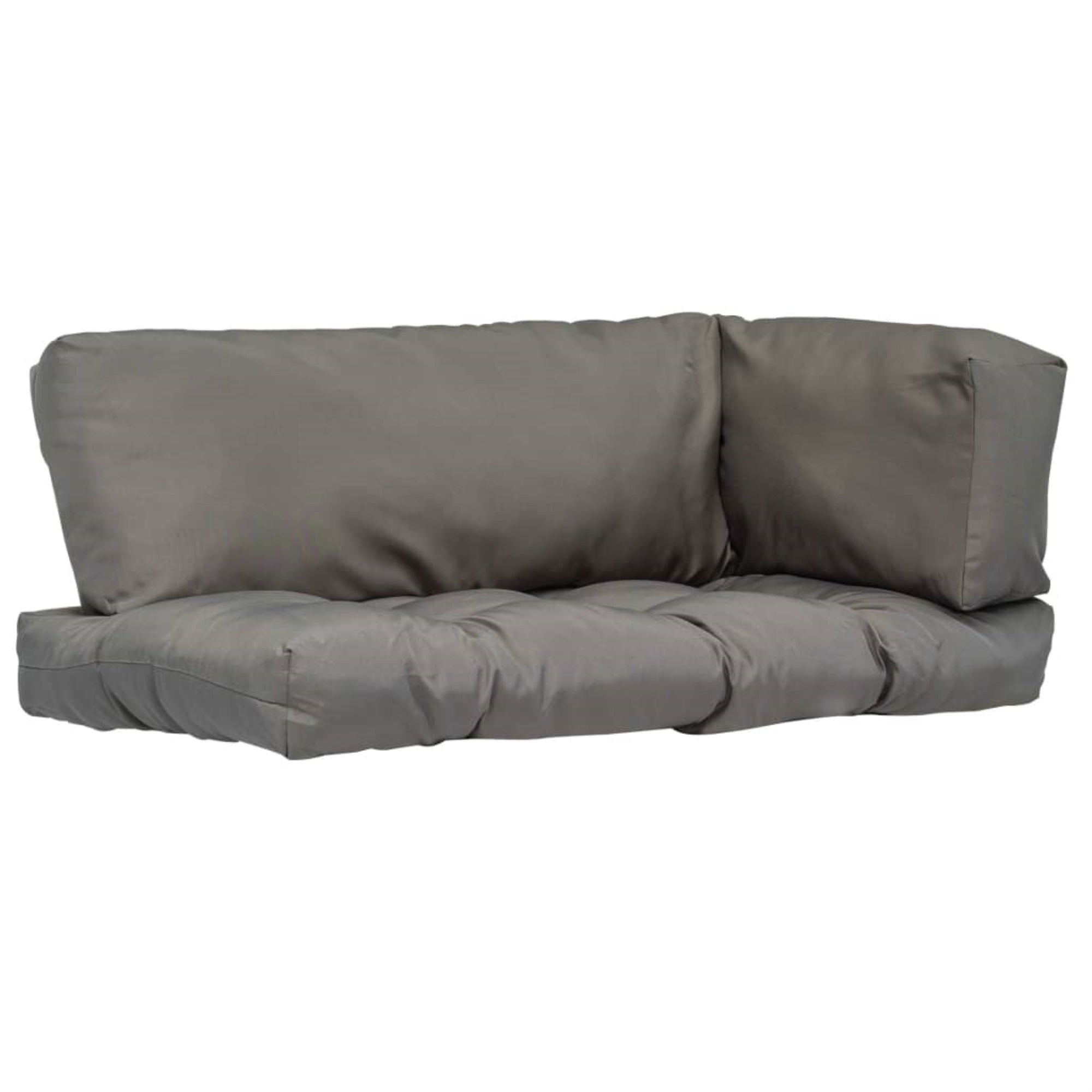 Vidaxl Pallet Cushions 3 Pcs Gray Polyester