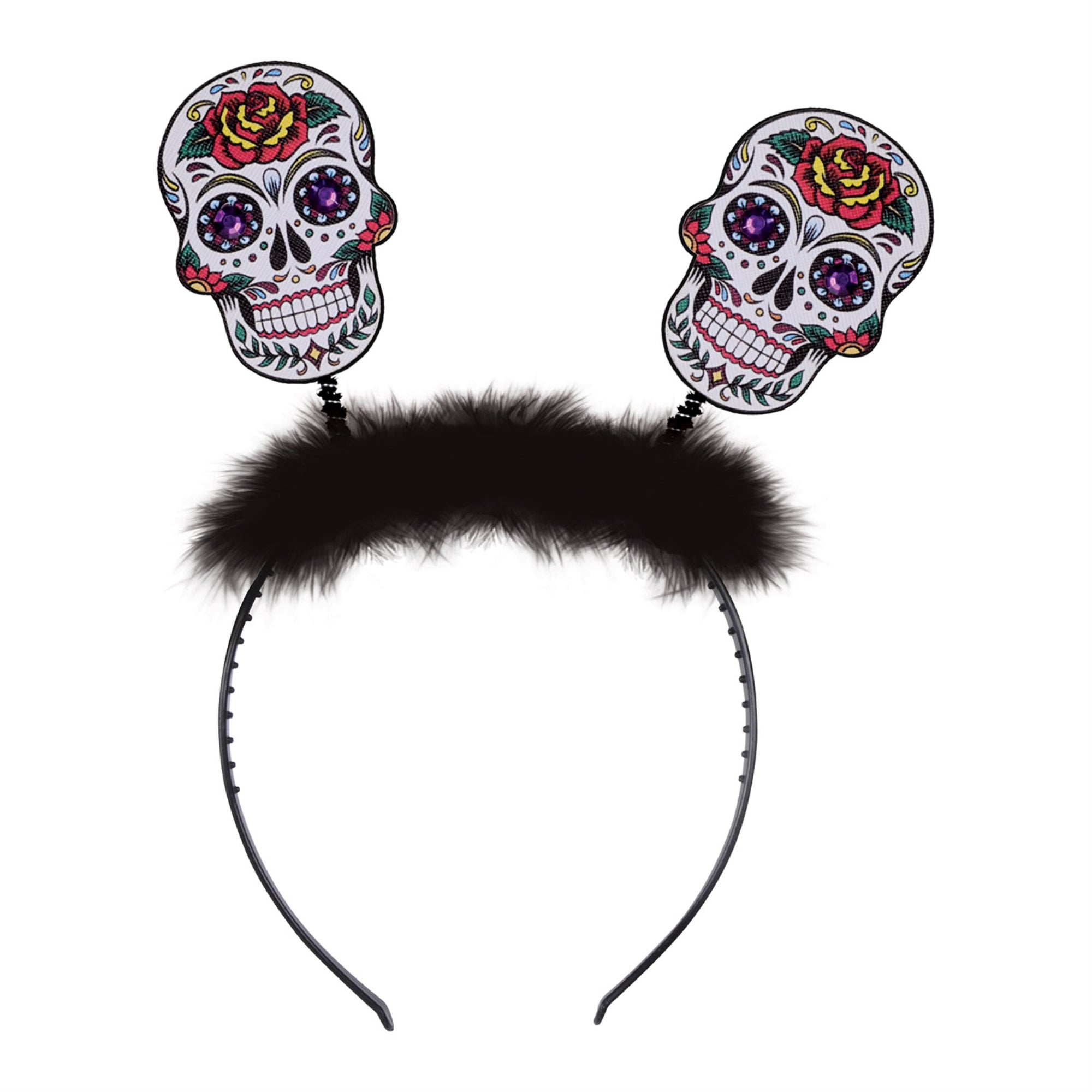 Day Of The Dead Sugar Skull Boppers, (Pack Of 12)