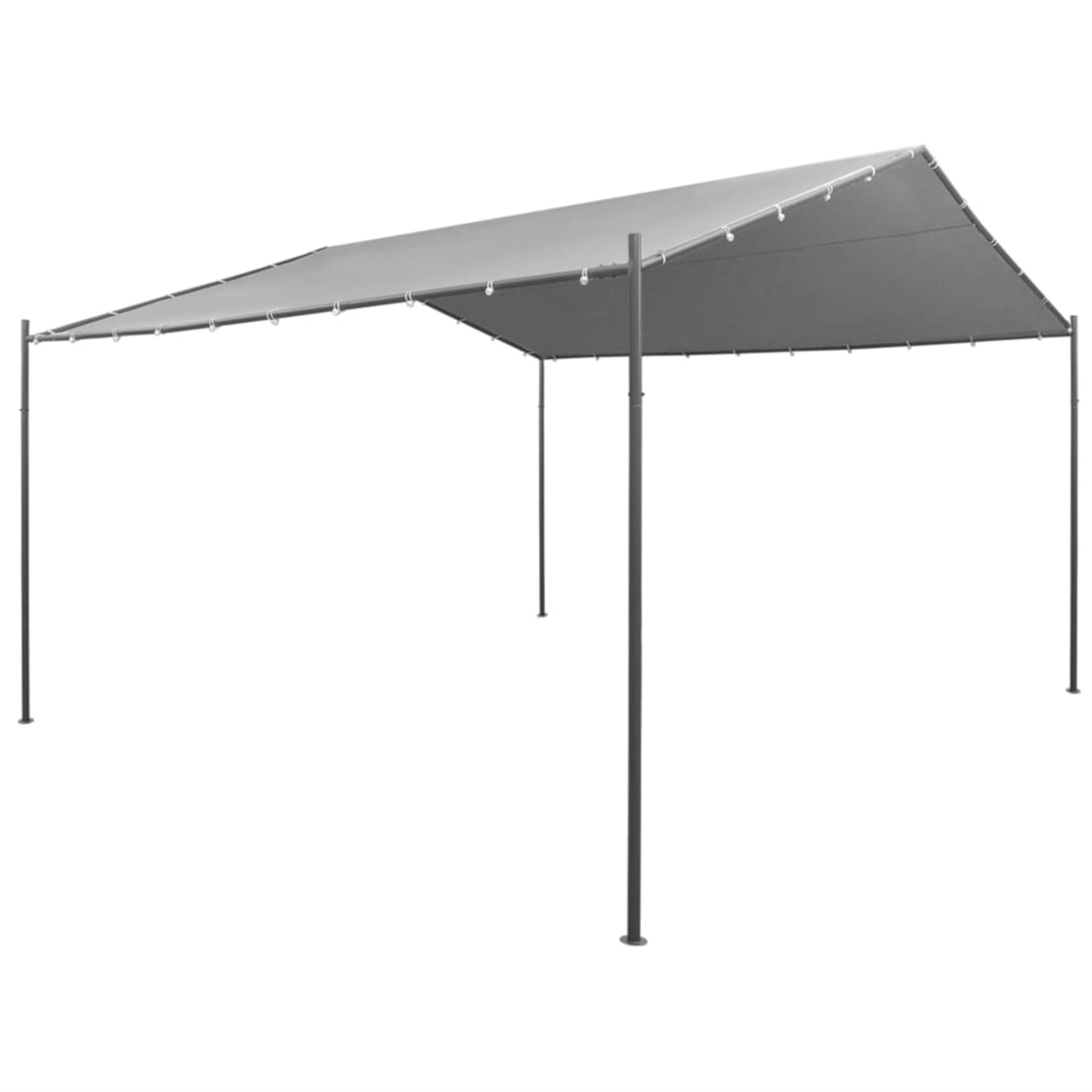 Vidaxl Garden Gazebo Steel 157.5'X157.5'X102.4' Anthracite