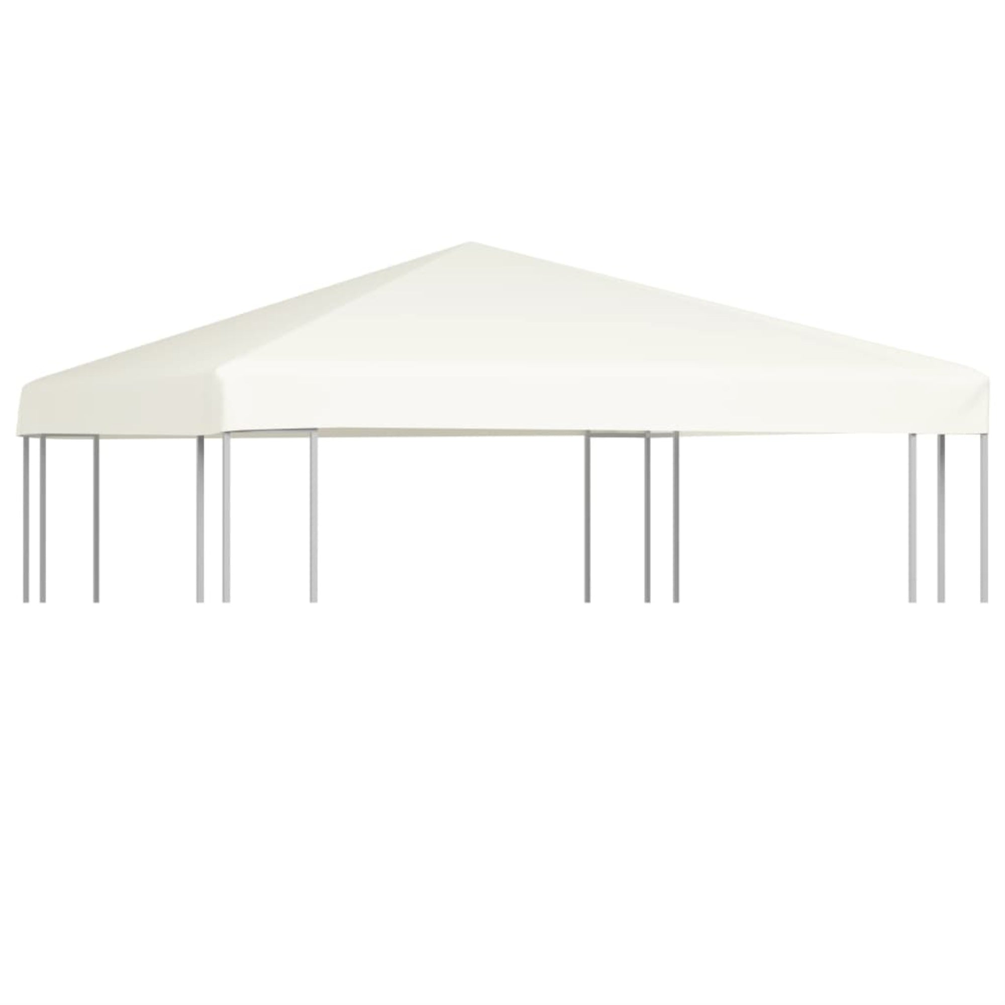 Vidaxl Gazebo Top Cover  0.68Lb/M 118.1'X118.1' Cream White