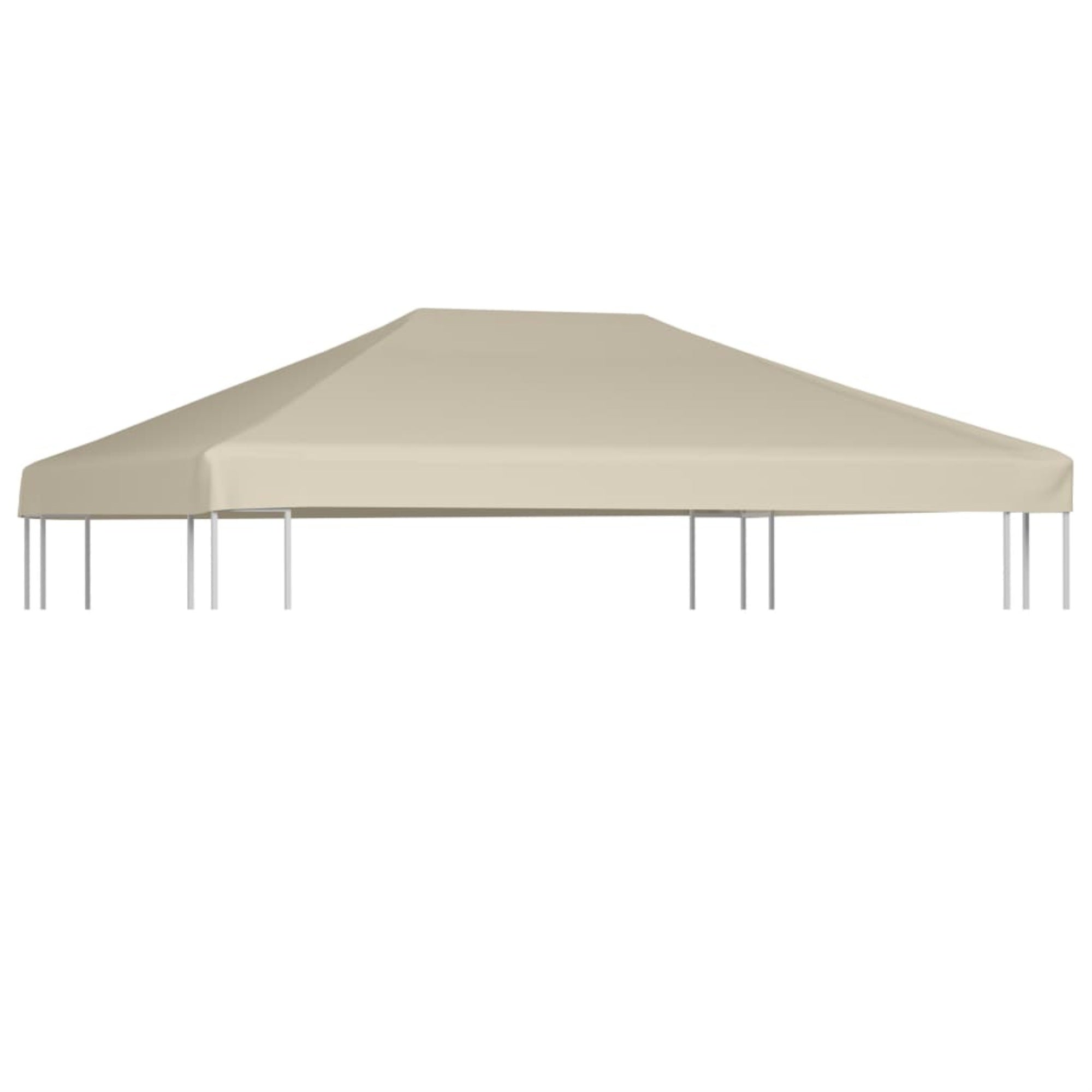 Vidaxl Gazebo Top Cover 0.68Lb/M 157.5'X118.1' Beige