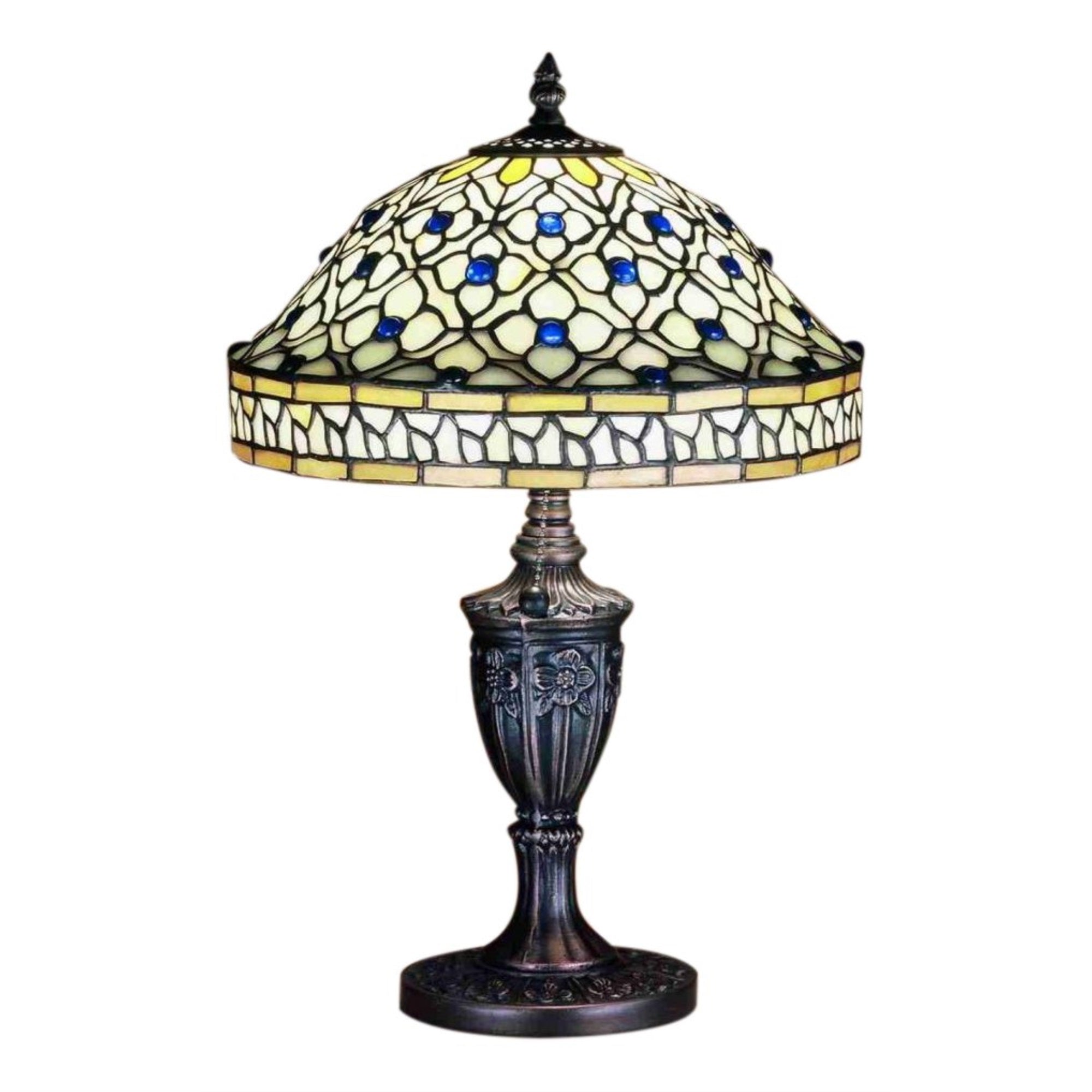 10' High Jeweled Quatrefoil Accent Lamp