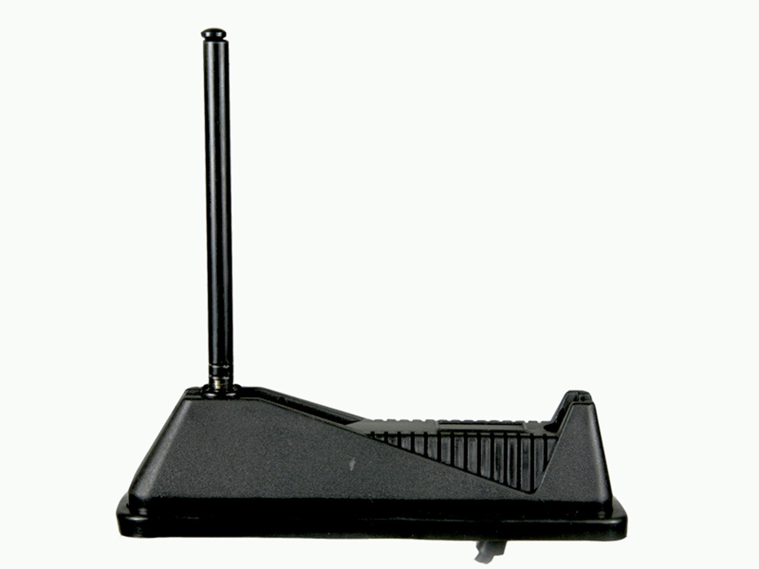 METRA - 15″ BLACK EUROPEAN AMPLIFIED ROOF MOUNT AM/FM ANTENNA WITH 59″ COAX CABLE & POWER SUPPLY WIRE
