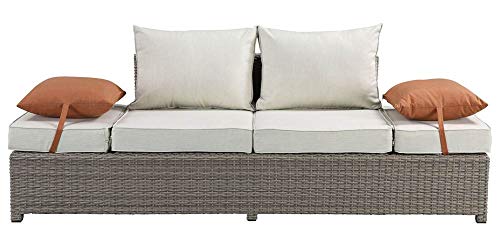 Patio Sofa & Ottoman w/2 Pillows