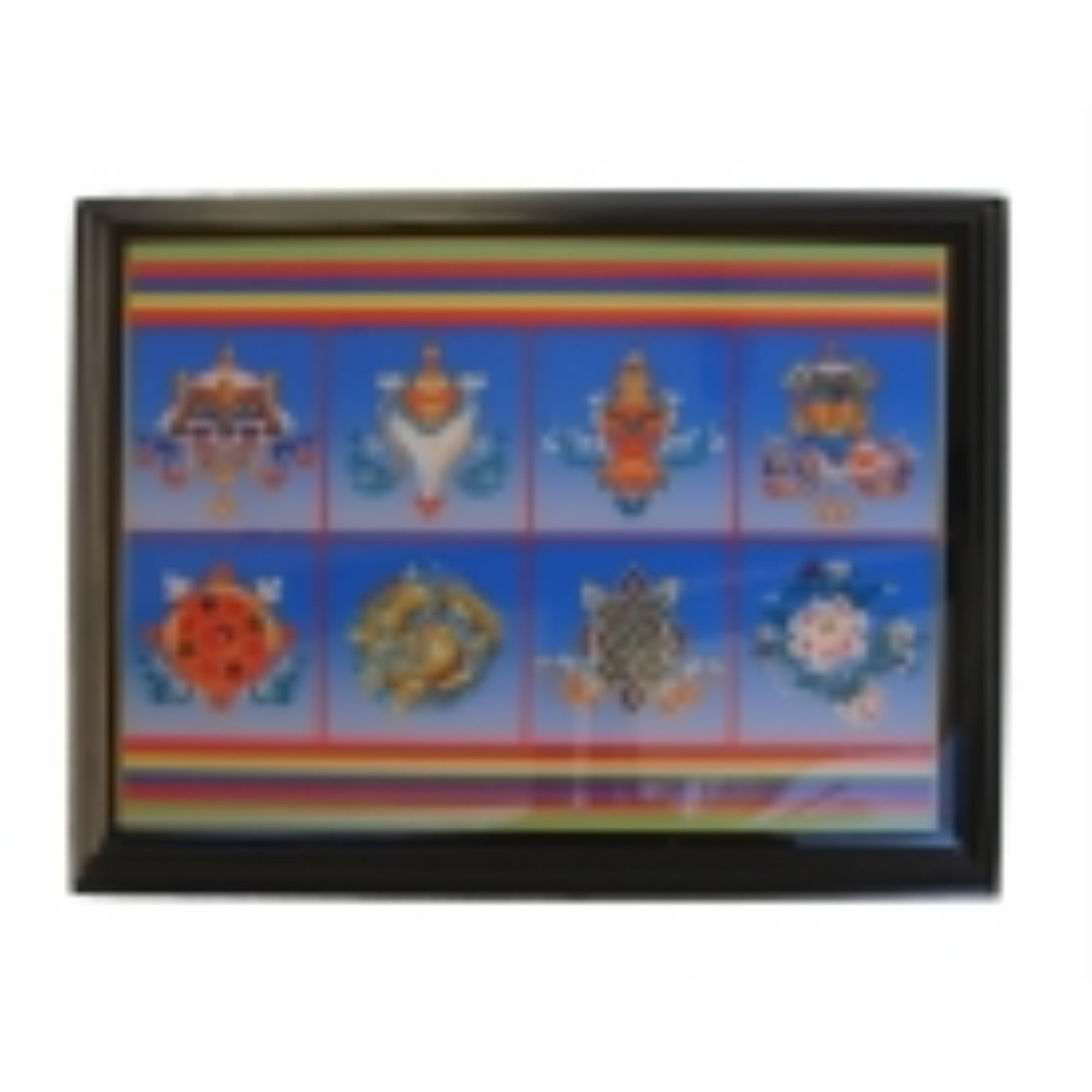 Eight Auspicious Symbols Plaque