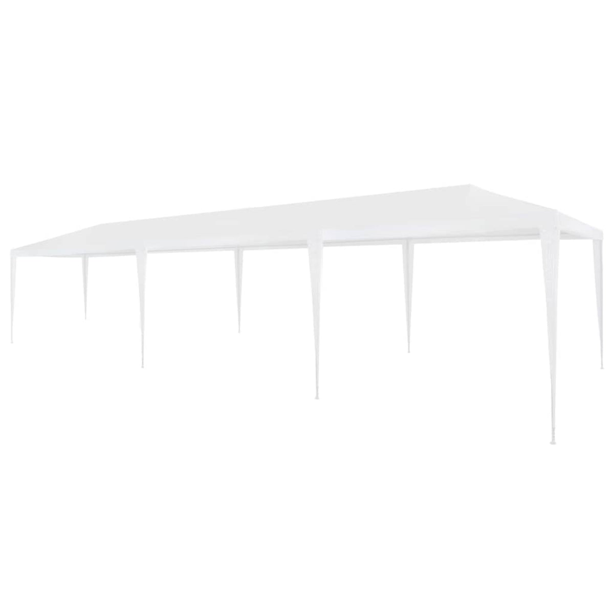 Vidaxl Party Tent Pe White 9'10'X29'6'