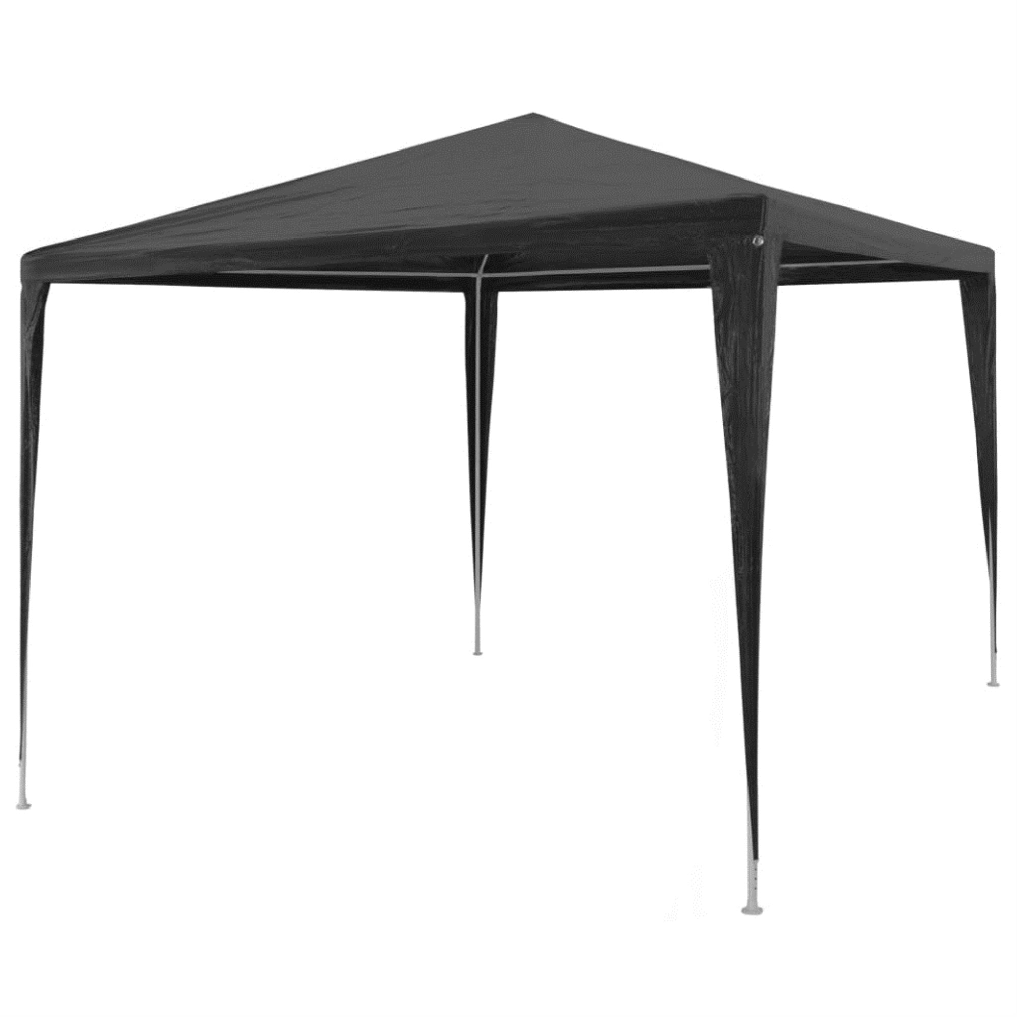 Vidaxl Party Tent Pe Anthracite 9'10'X9'10'