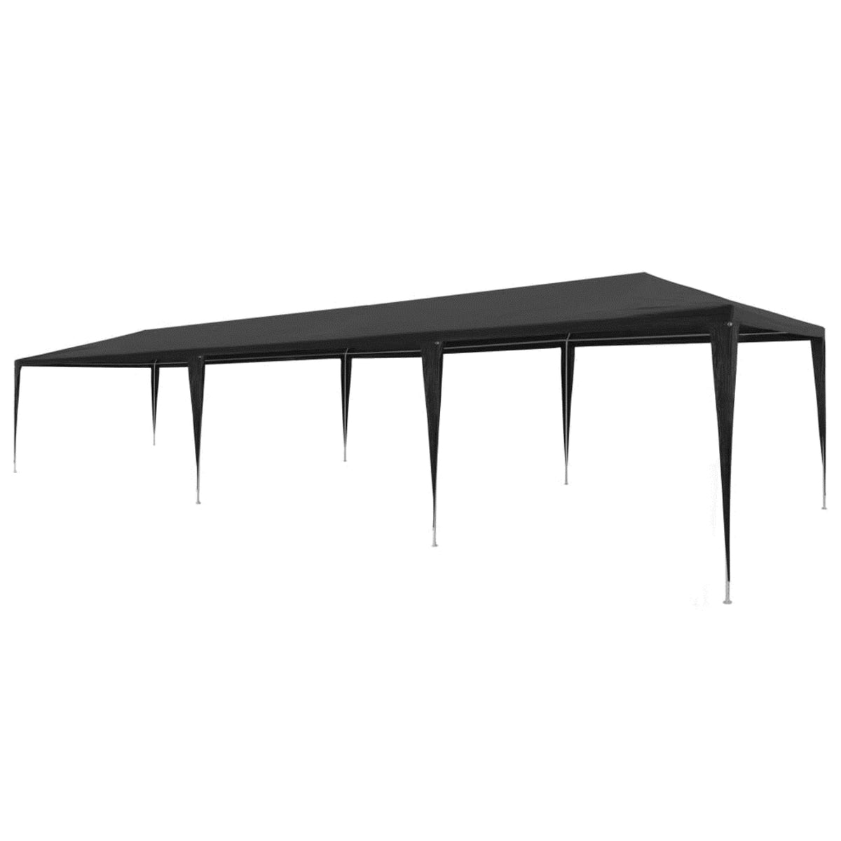 Vidaxl Party Tent Pe Anthracite 9'10'X29'6'
