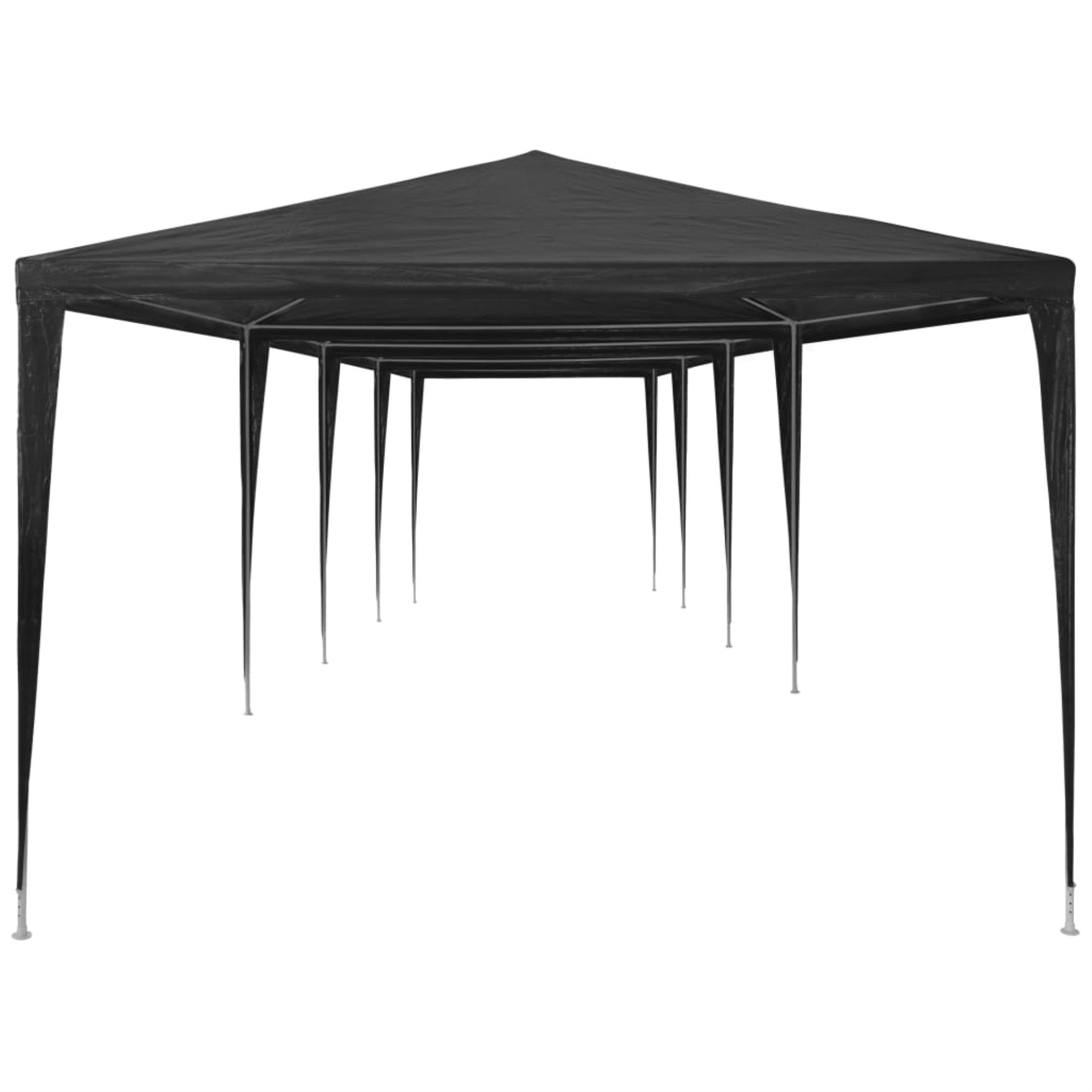 Vidaxl Party Tent 9.8'X39.4' Pe Anthracite