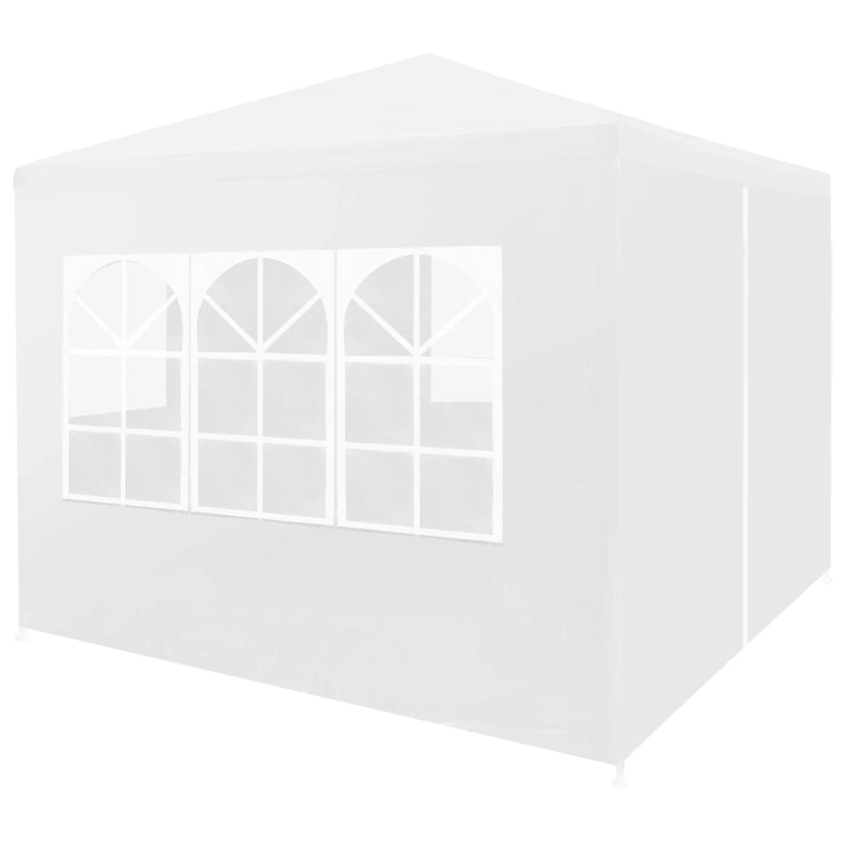 Vidaxl Party Tent 9'10'X9'10' White