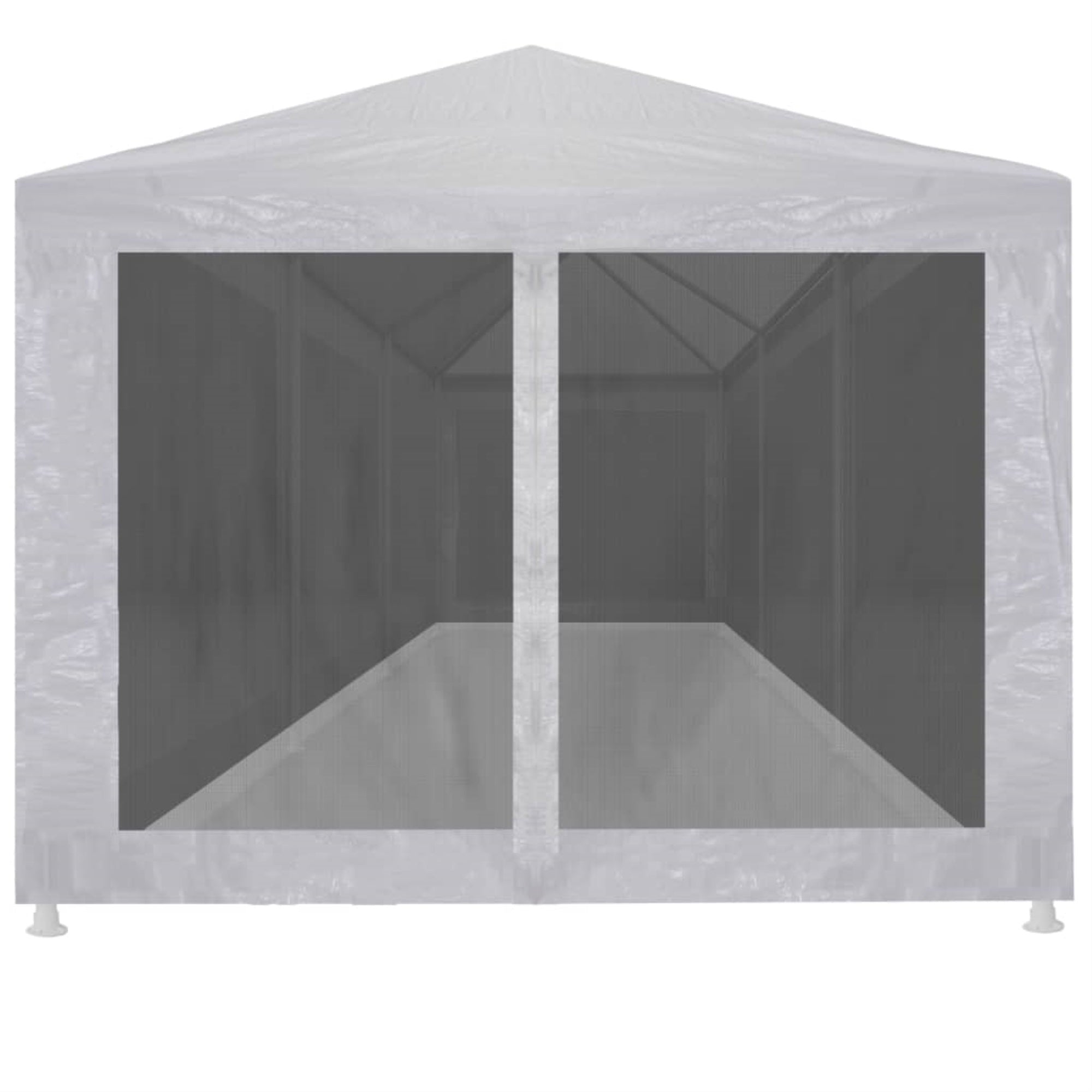 Vidaxl Party Tent With 8 Mesh Sidewalls 29.5' X 9.8'