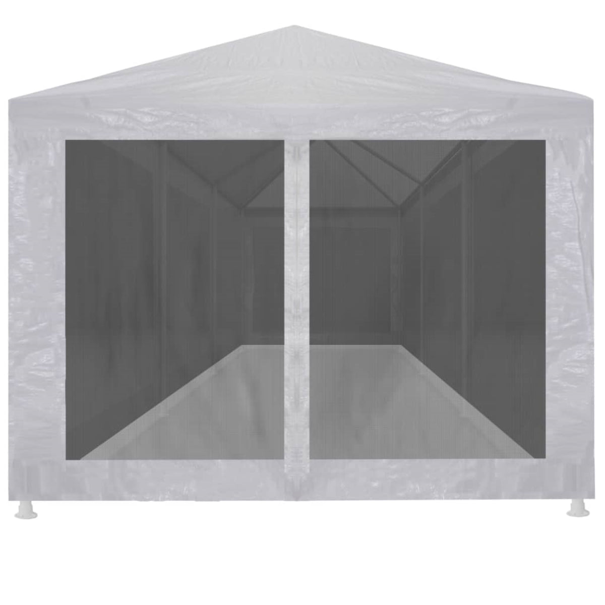 Vidaxl Party Tent With 8 Mesh Sidewalls 29.5' X 9.8'