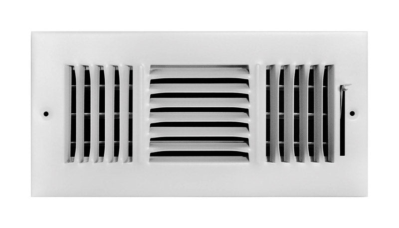 Register Wall3Way12X6Wht (Pack Of 1)