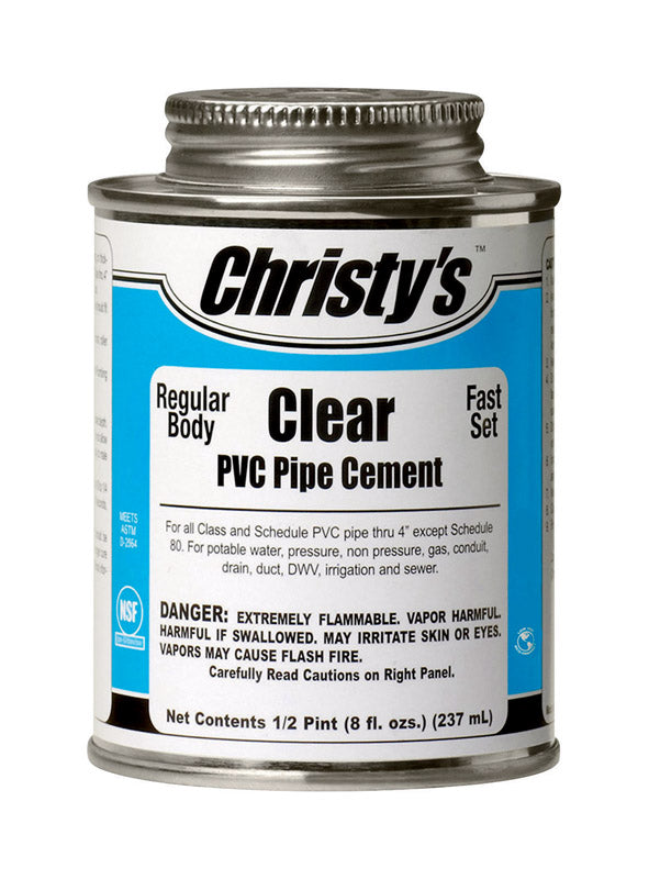 Pvc Cement Clear Reg 8Oz(Pack Of 1)