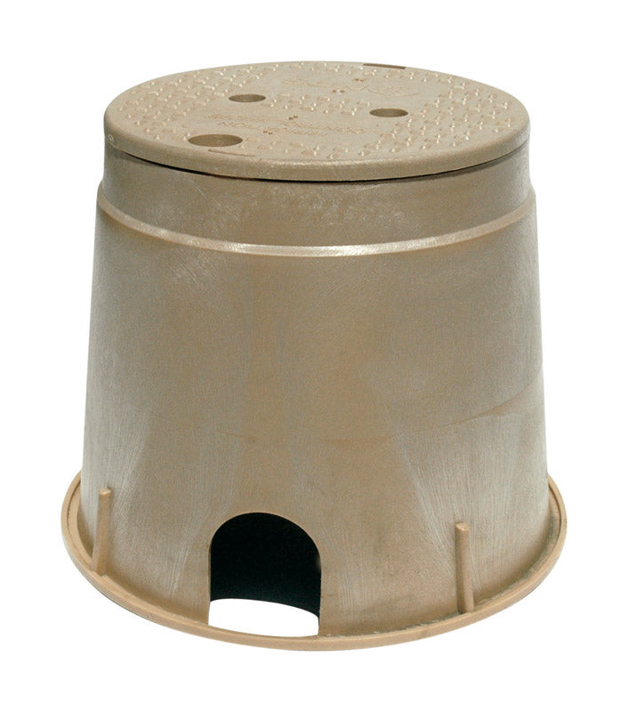 Valve Box Round 10 Sand (Pack Of 1)