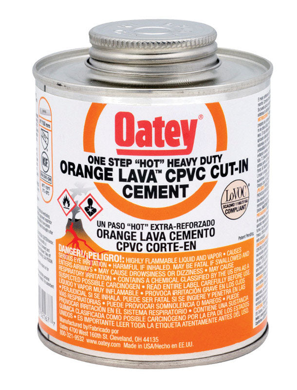 Cpvc Cmnt Hd Org Lva8Oz (Pack Of 1)