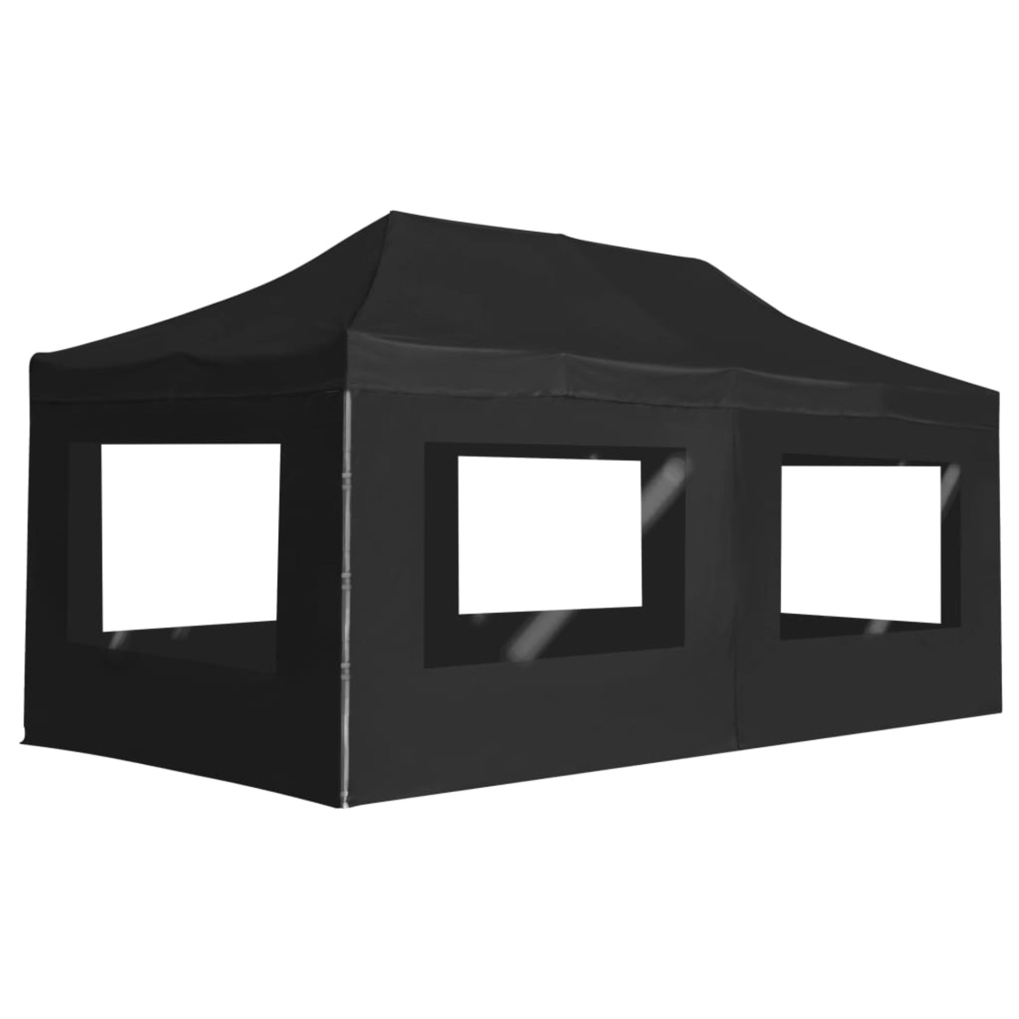 Vidaxl Professional Folding Party Tent With Walls Aluminium 236.2'X118.1' Anthracite