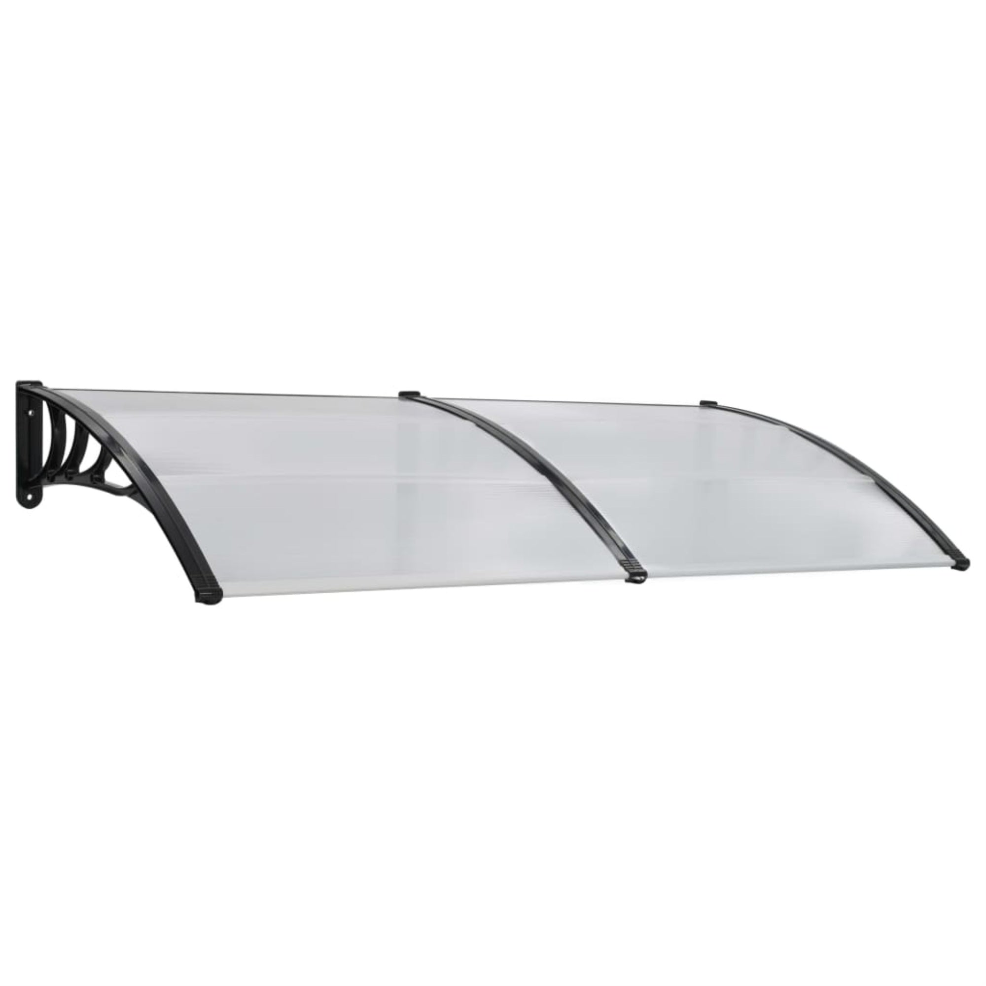 Vidaxl Door Canopy Black 78.7'X39.4' Pc
