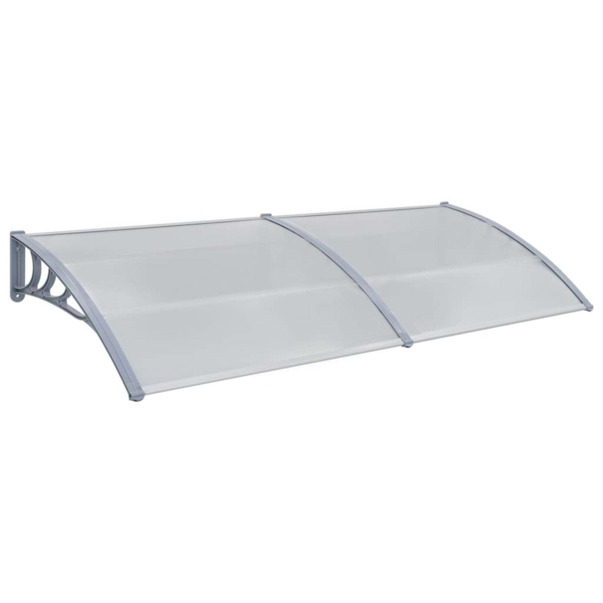 Vidaxl Door Canopy Gray 118.1'X39.4' Pc