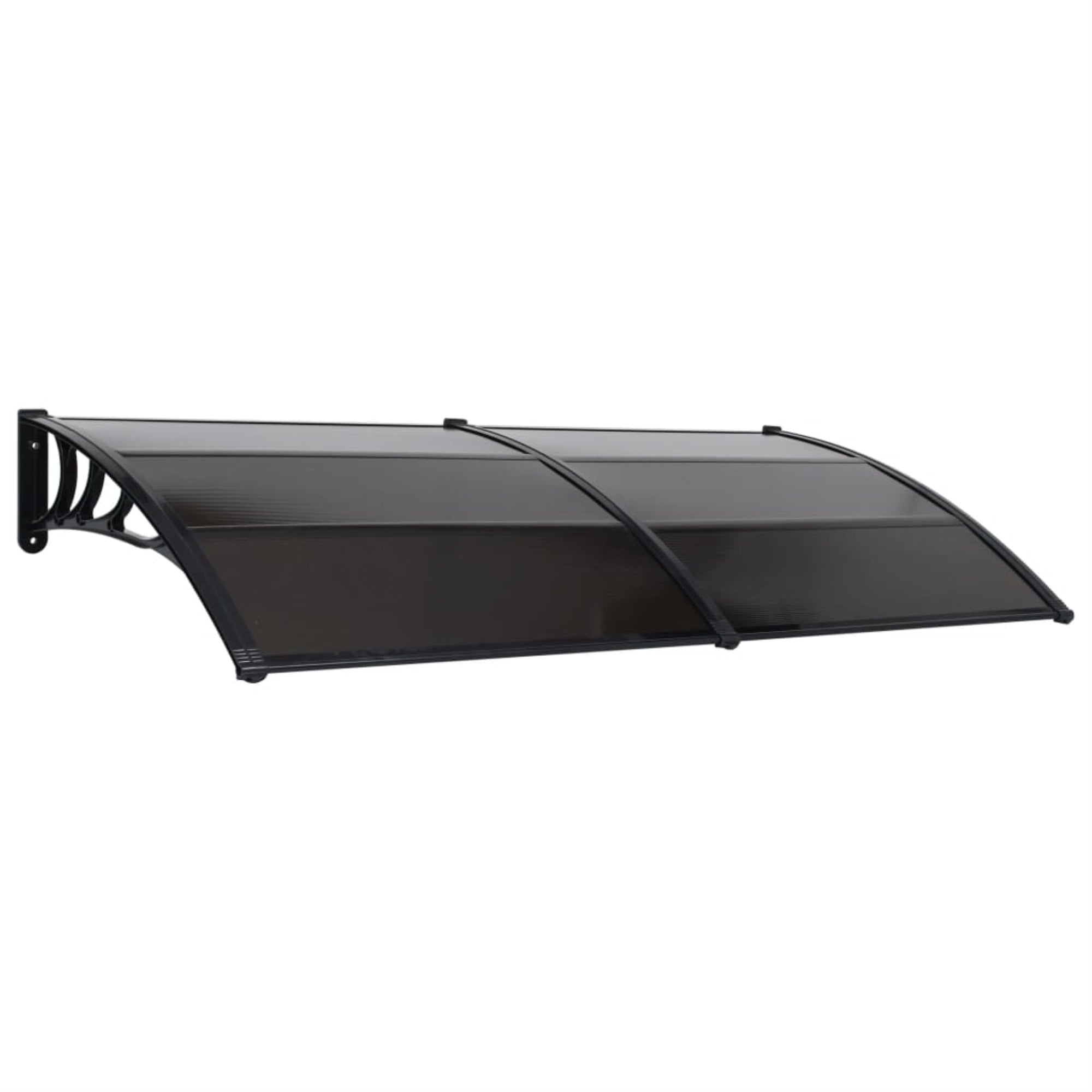 Vidaxl Door Canopy Black 94.5'X39.4' Pc