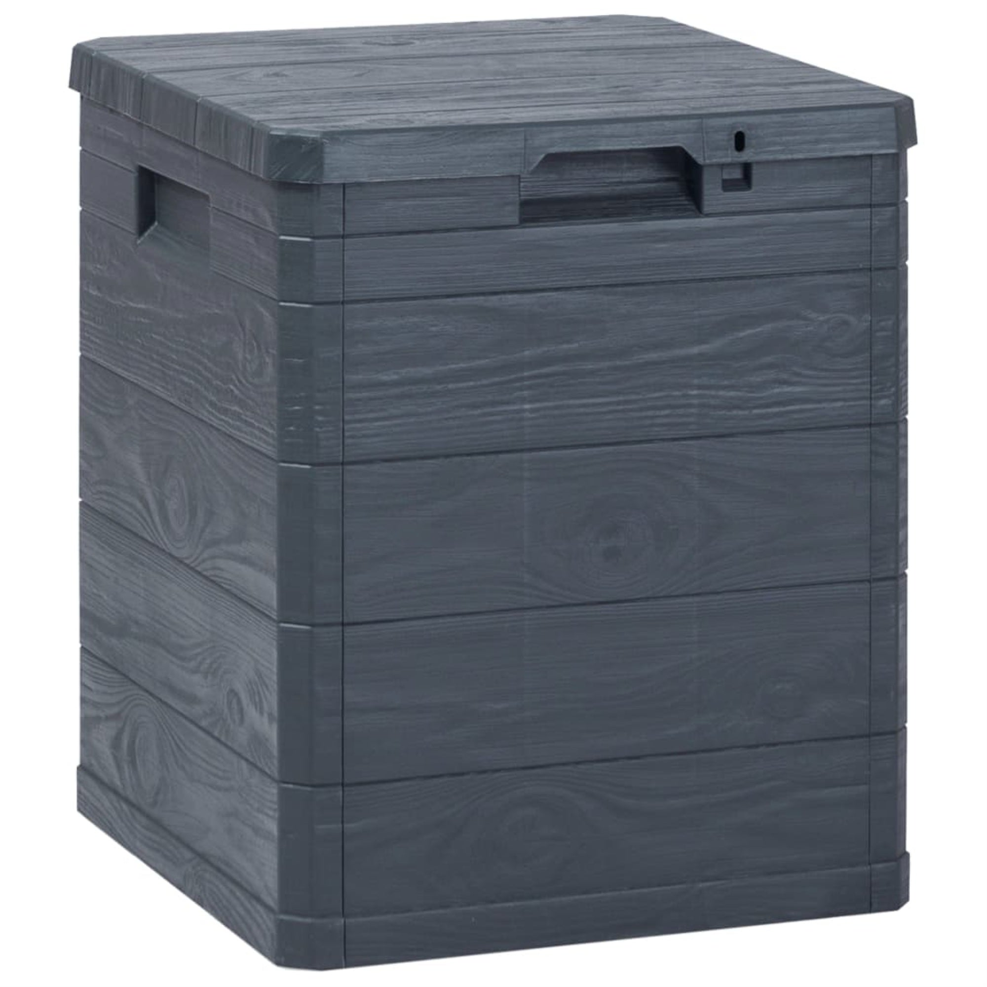 Vidaxl Garden Storage Box 23.8 Gal Anthracite