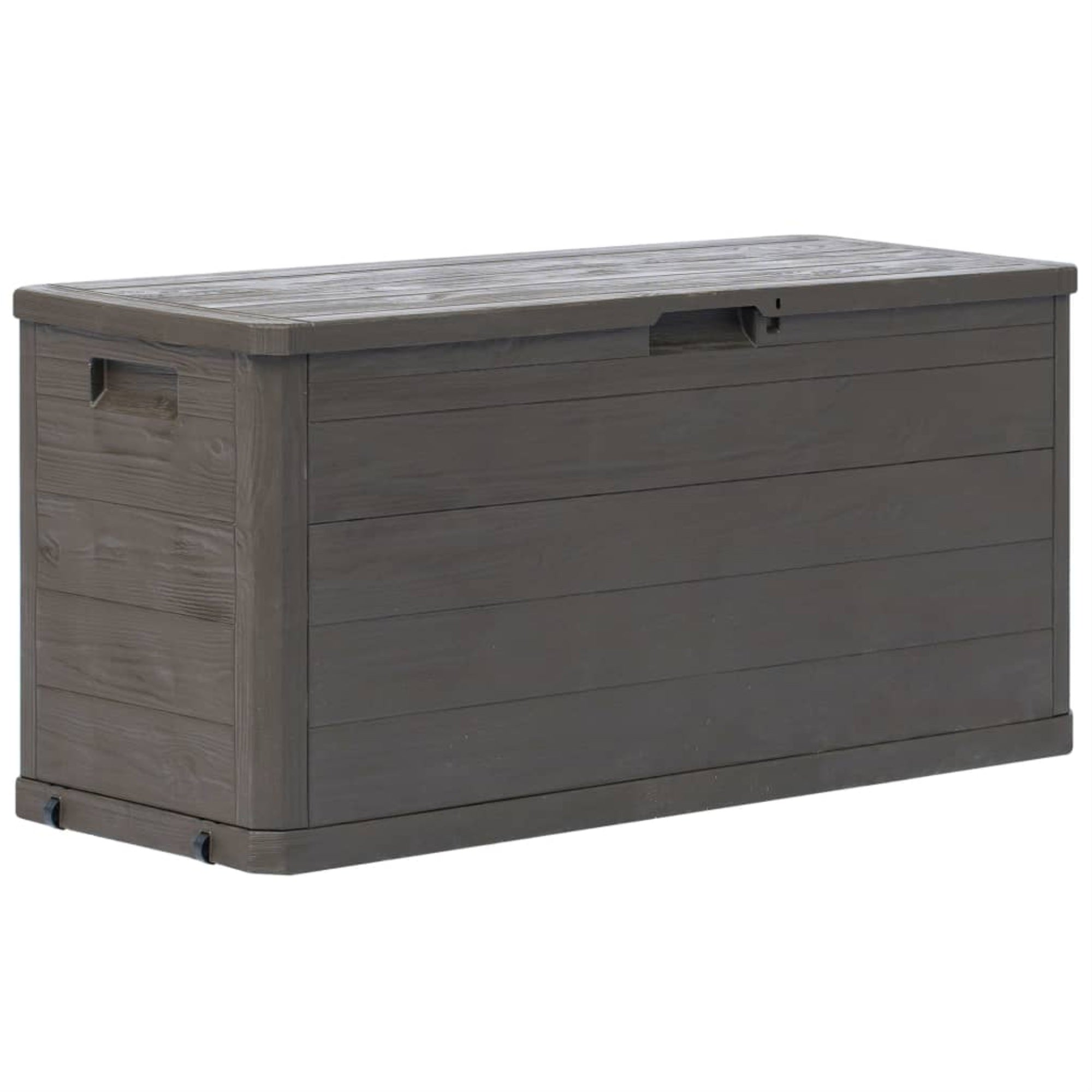 vidaXL Garden Storage Box 74 gal Brown