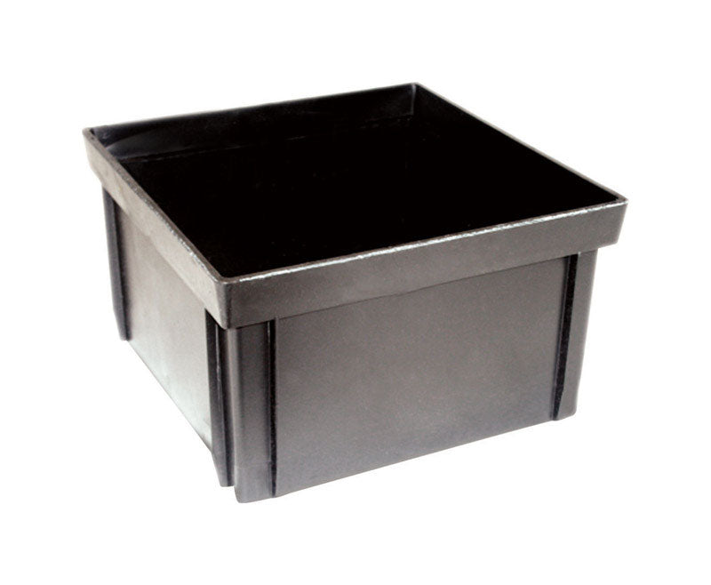 Riser Basin Sq 12 Blk (Pack Of 1)