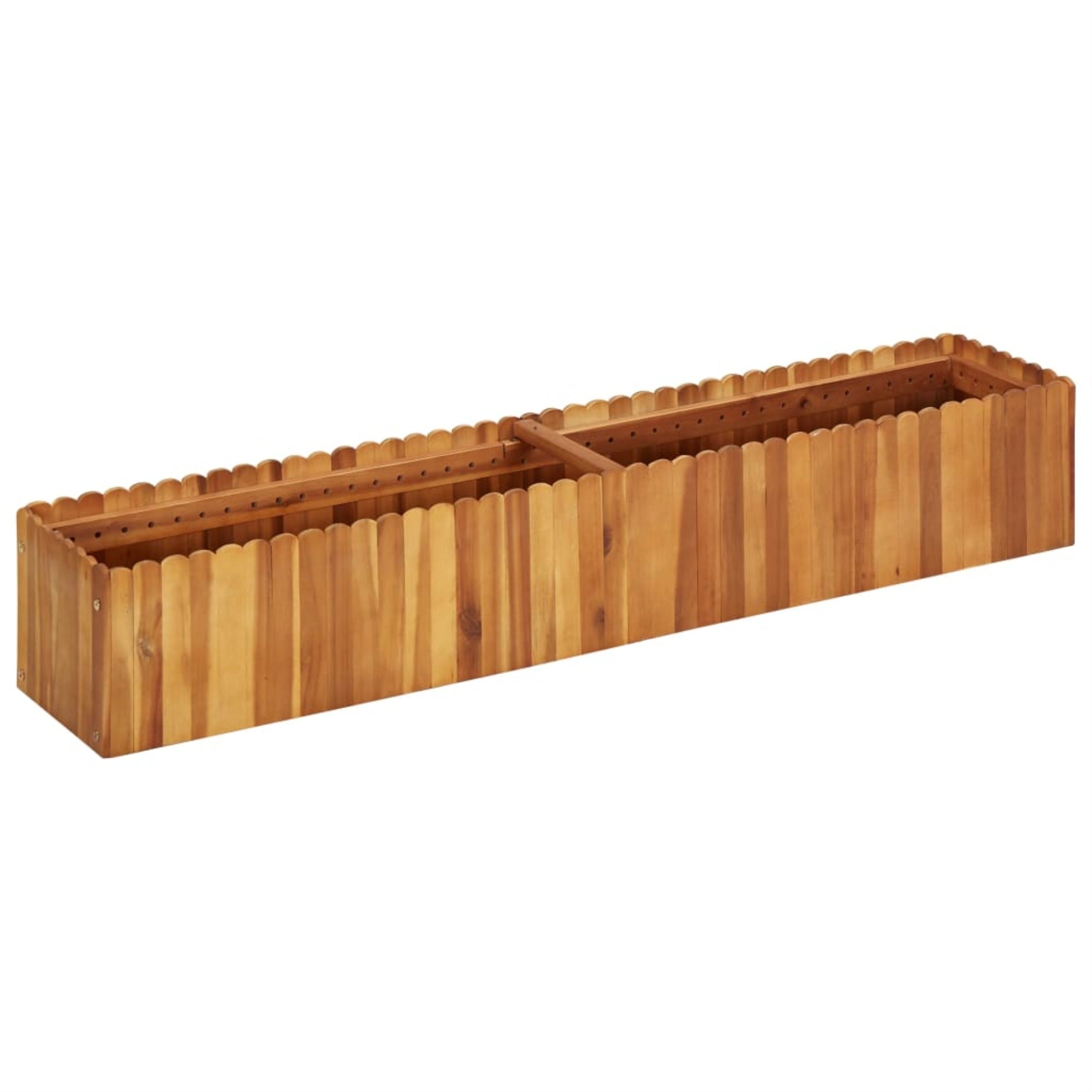 Vidaxl Garden Raised Bed 59'X11.8'X9.8' Solid Acacia Wood