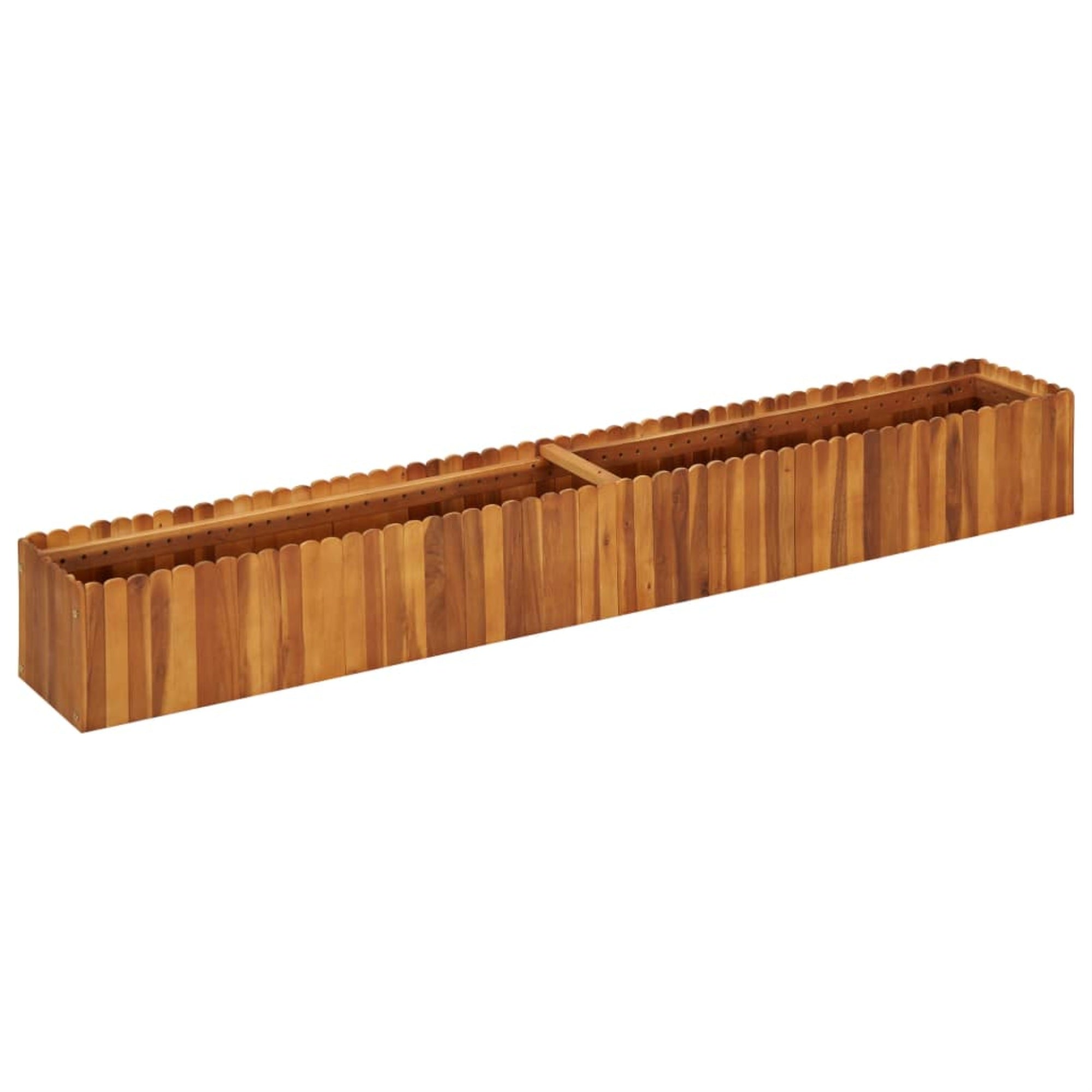 Vidaxl Garden Raised Bed 78.7'X11.8'X9.8' Solid Acacia Wood