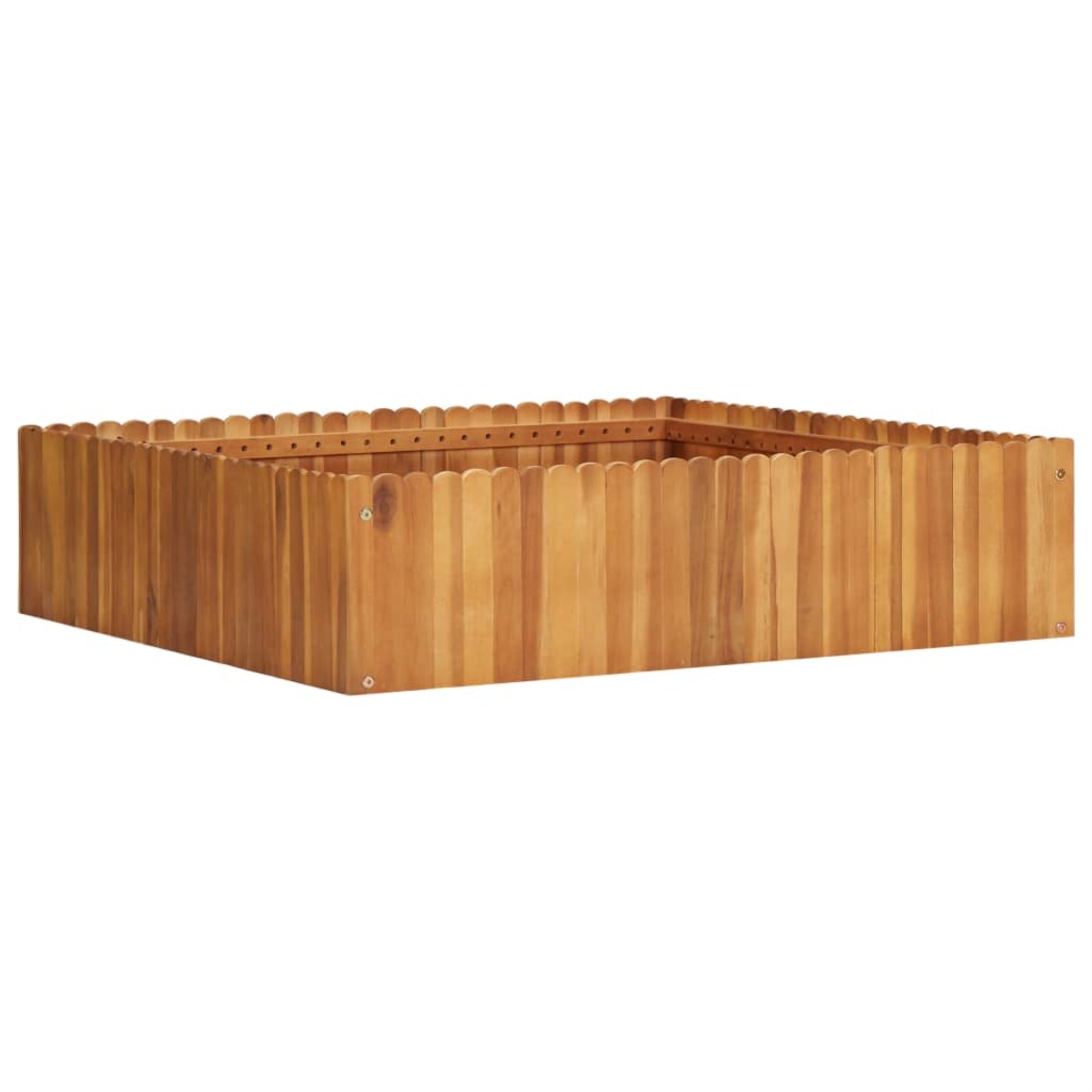 Vidaxl Garden Raised Bed 39.3'X39.3'X9.8' Solid Acacia Wood
