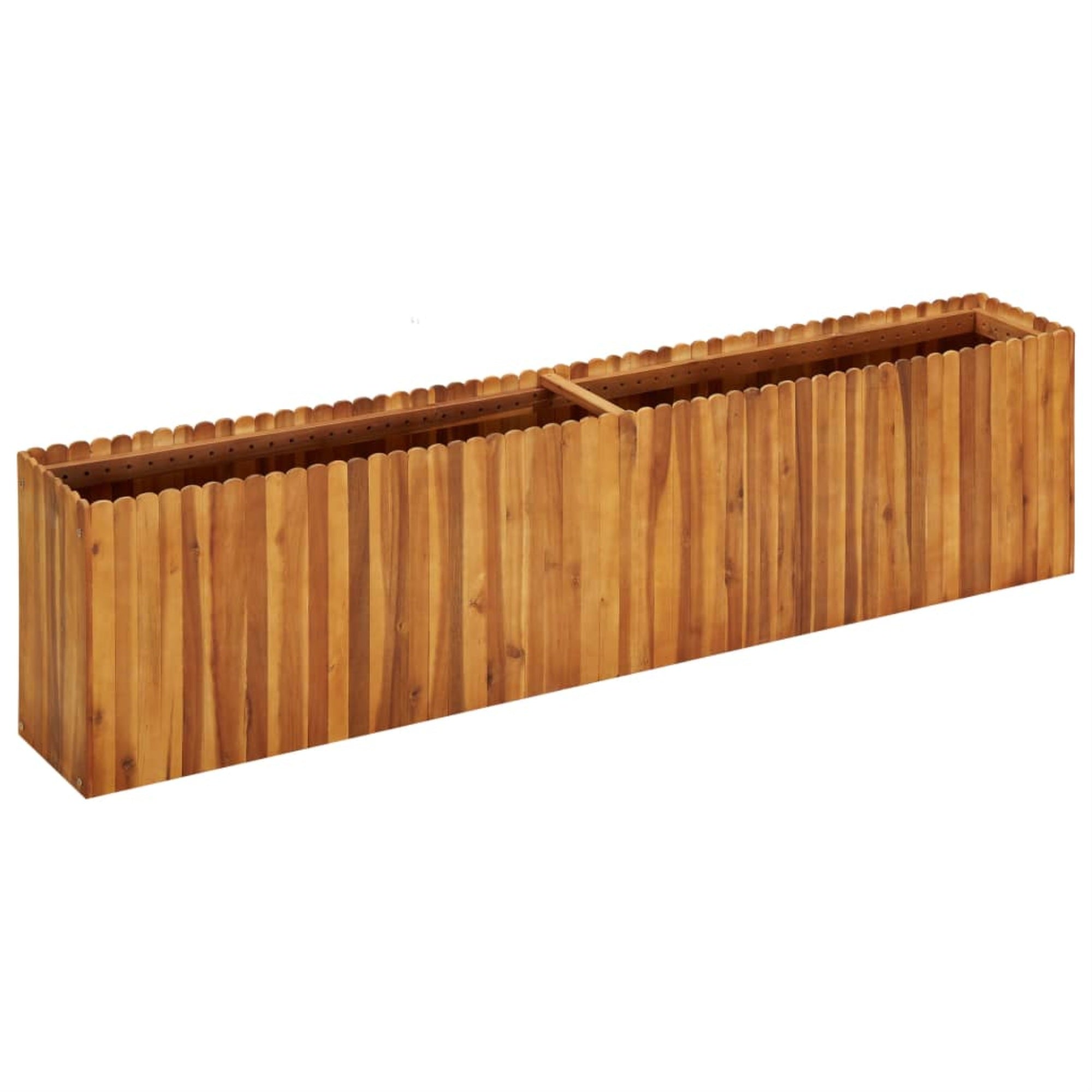 Vidaxl Garden Raised Bed 78.7'X11.8'X19.6' Solid Acacia Wood