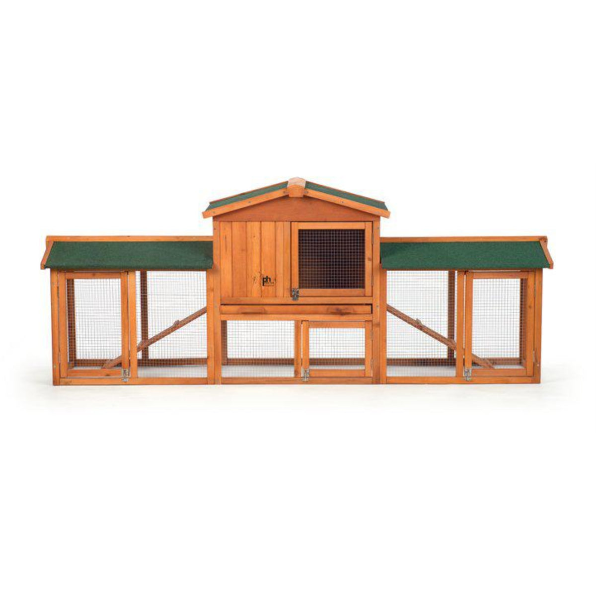 Rabbit Hutch With Double- Run